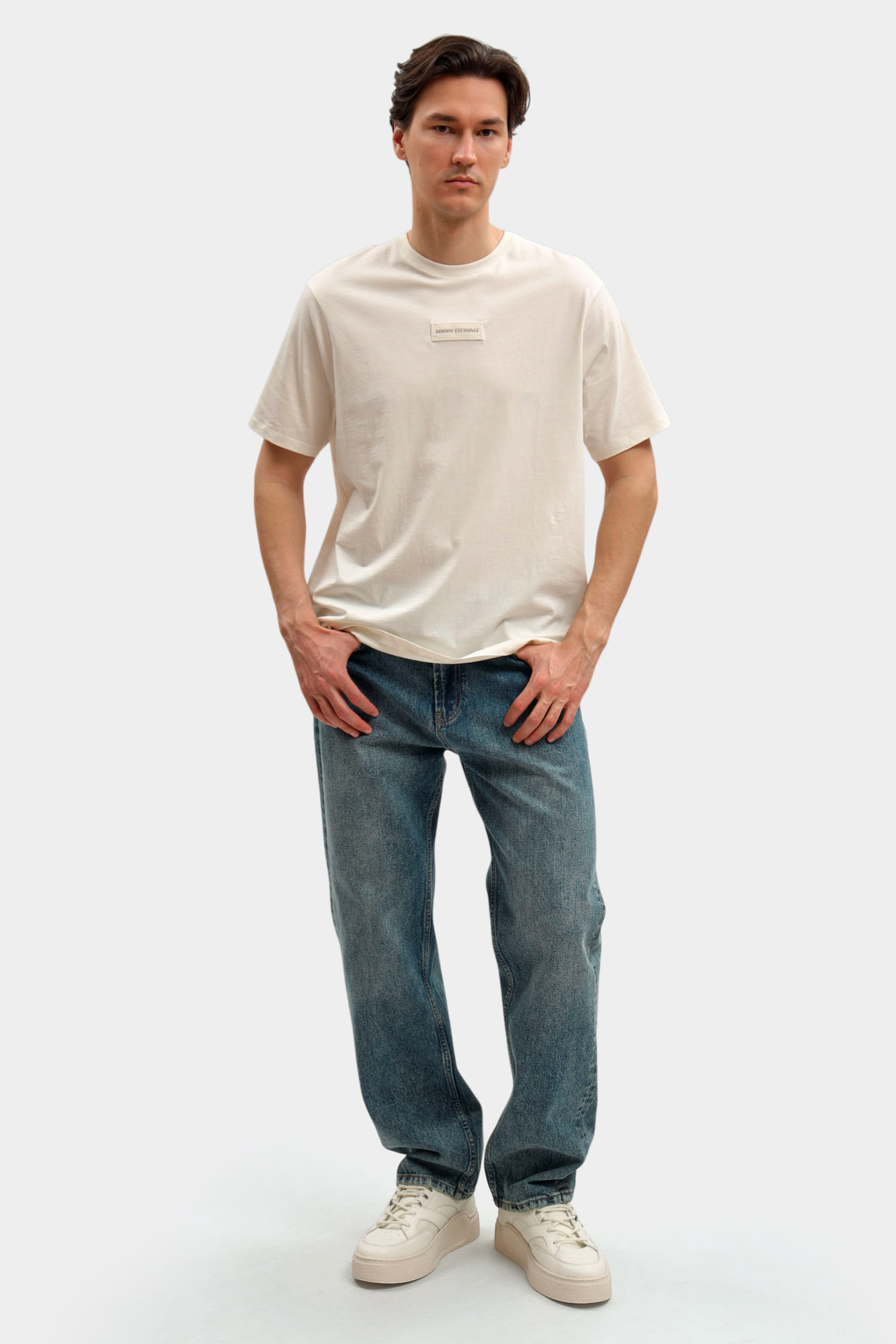 XM002471_AF10356 Футболка Armani Exchange Бежевый