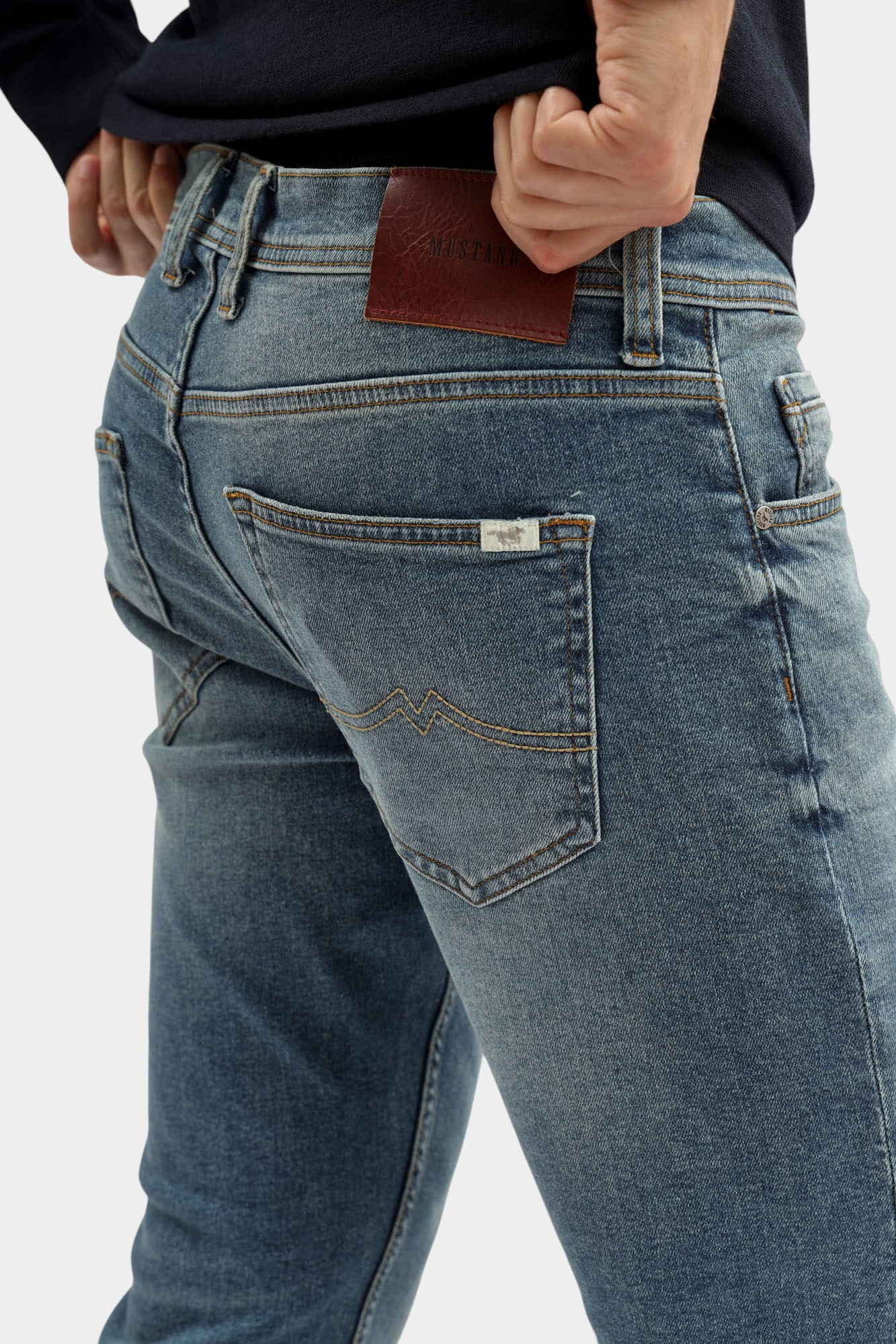 1017223-5000 Джинсы Mustang Синий