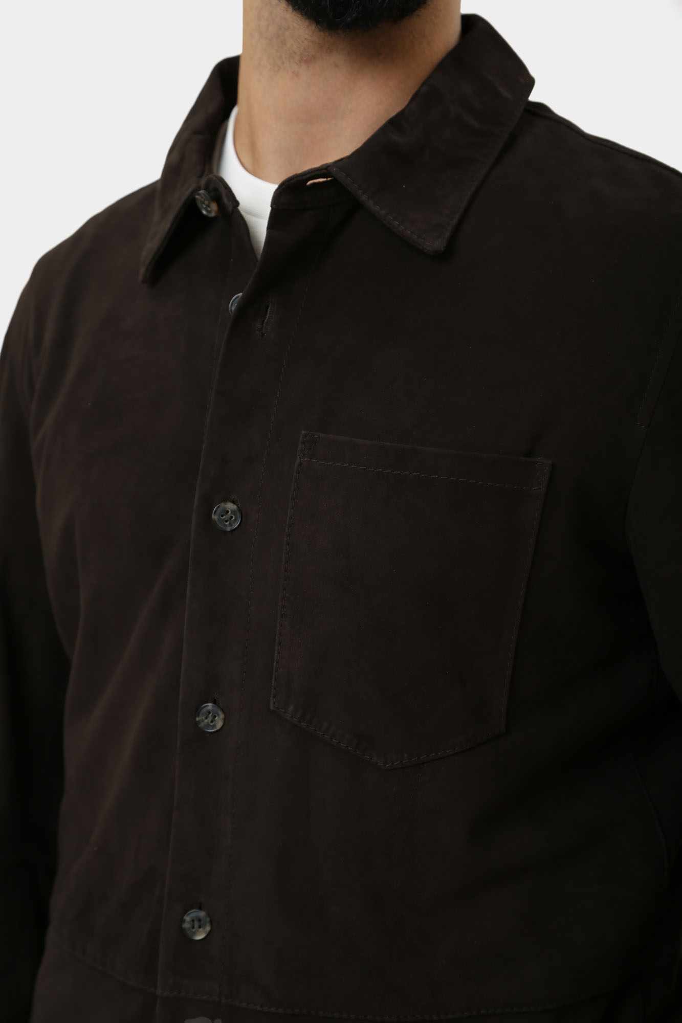 110109_80000620 Куртка кожаная Strellson Коричневый