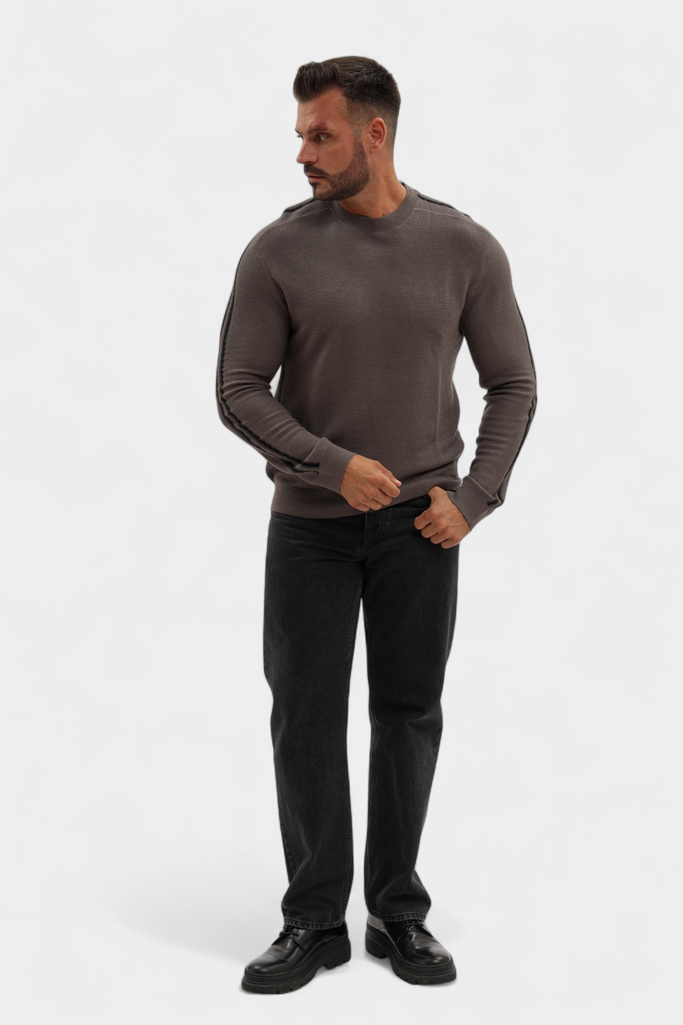 XM001318_AF11965 Джемпер Armani Exchange Серый