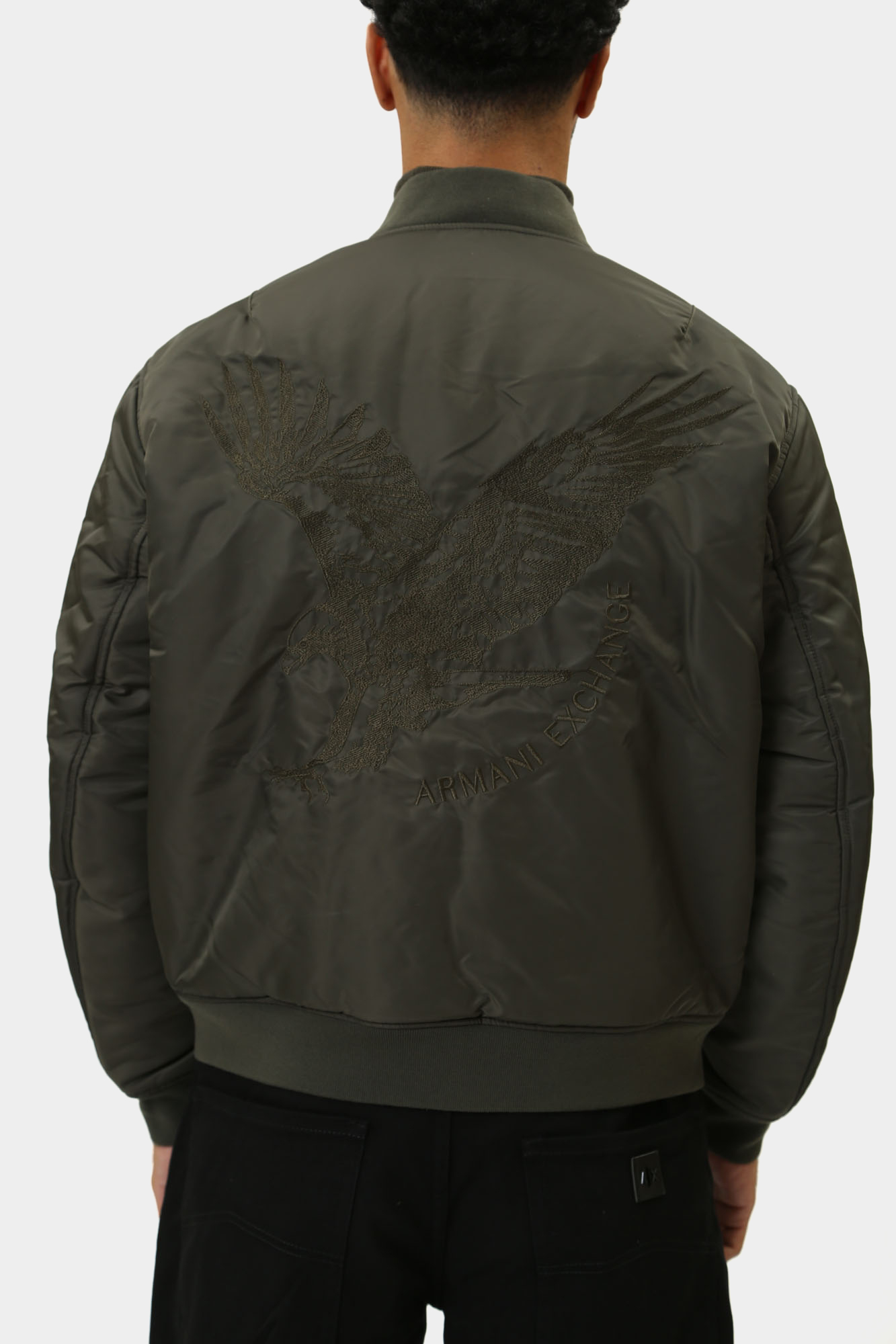 6DZB01_ZN4WZ Бомбер Armani Exchange Черный