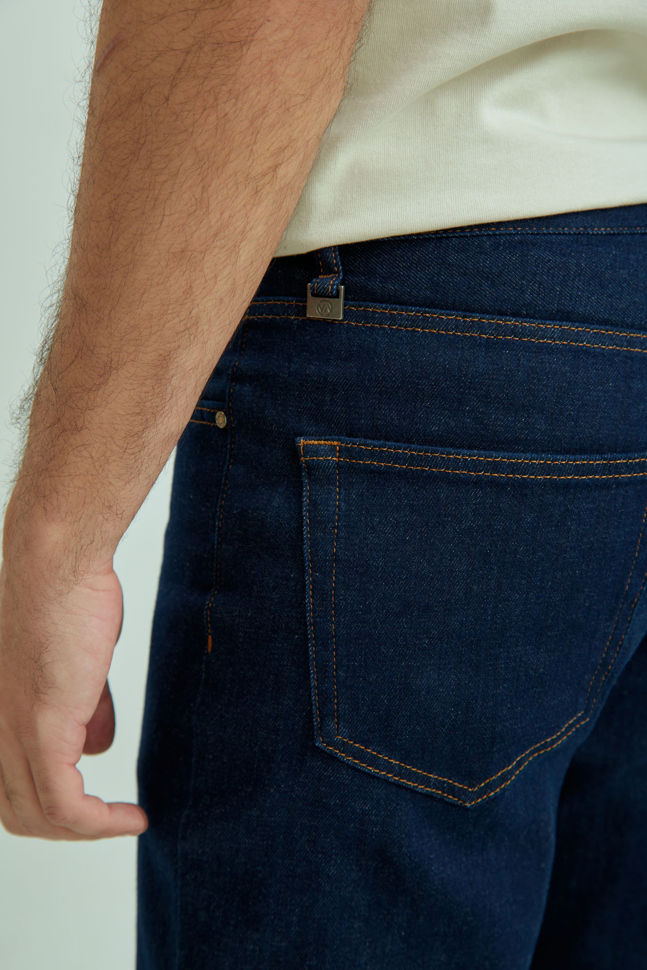 VM-OMA-33-027 Джинсы DAD  Van Mich Синий