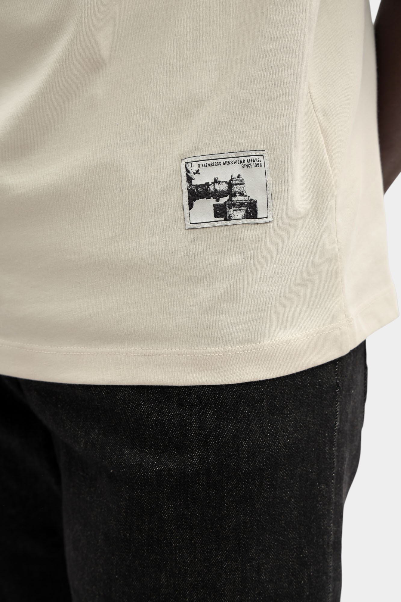 BMT1223 Футболка Bikkembergs Бежевый