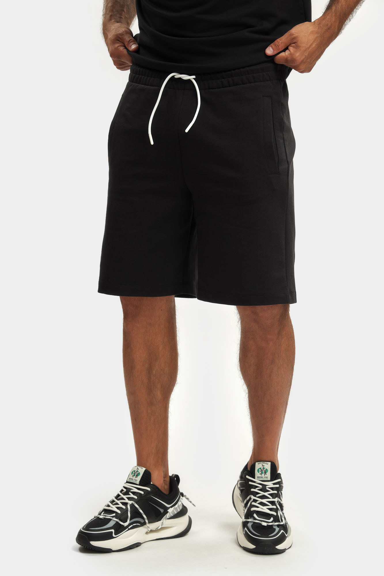 BMF0845 Шорты трикотажные Bikkembergs Черный