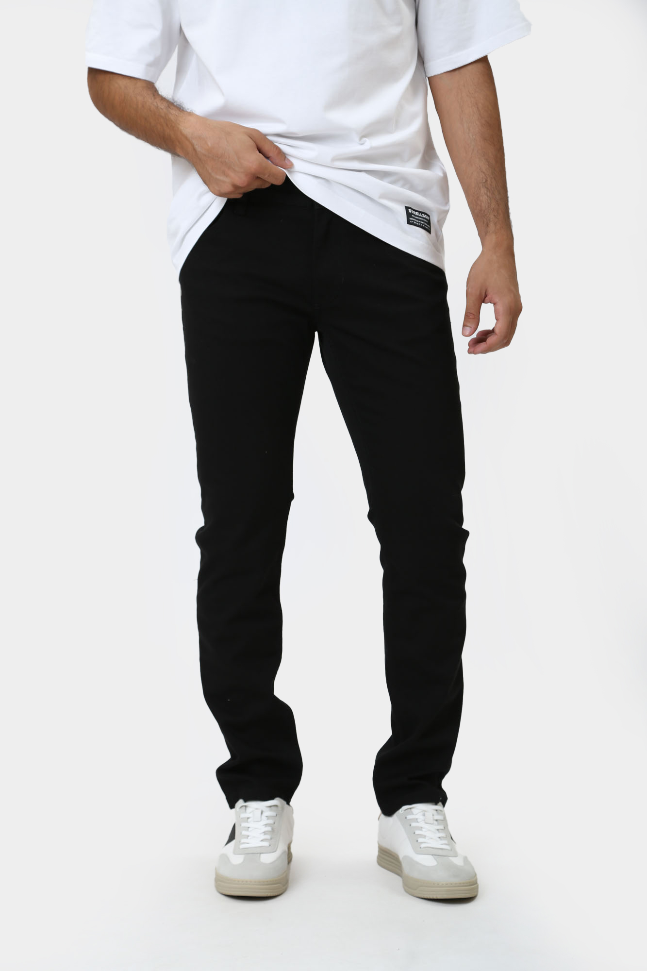 30028699_10012618 Брюки джинсовые Strellson Черный