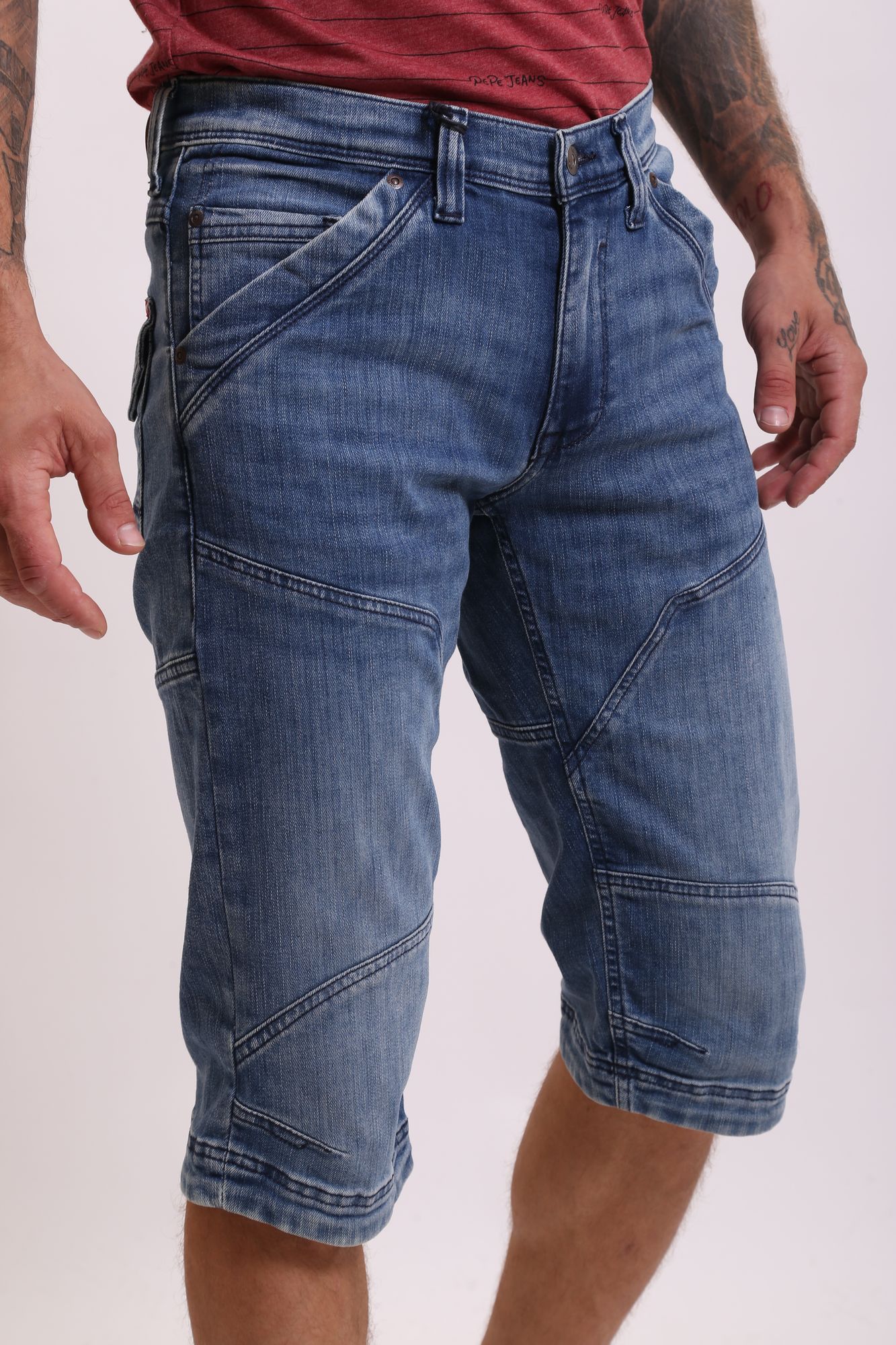 1011161-5000 Бриджи Mustang Голубой