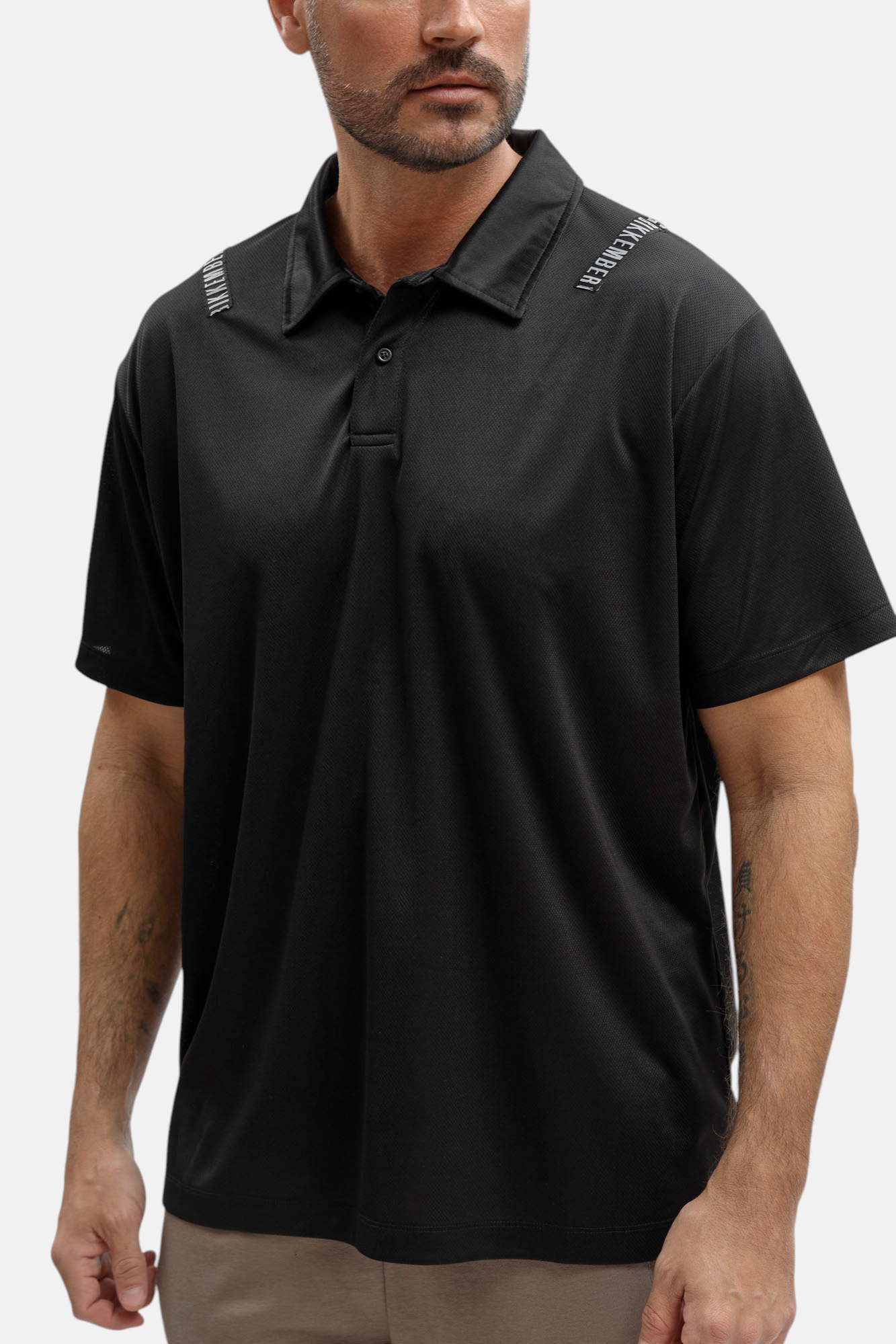 BMT1609 Поло Bikkembergs Черный