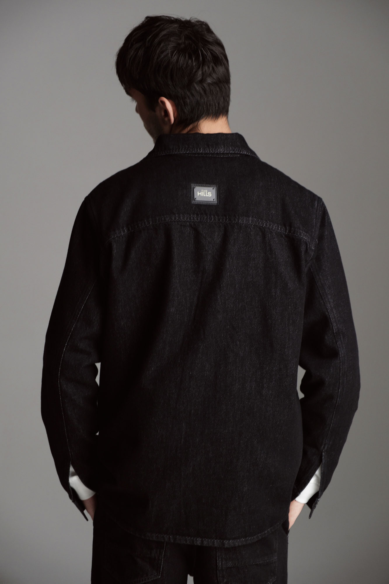 M-242-TH-56-0059 Рубашка джинсовая The Hills Черный