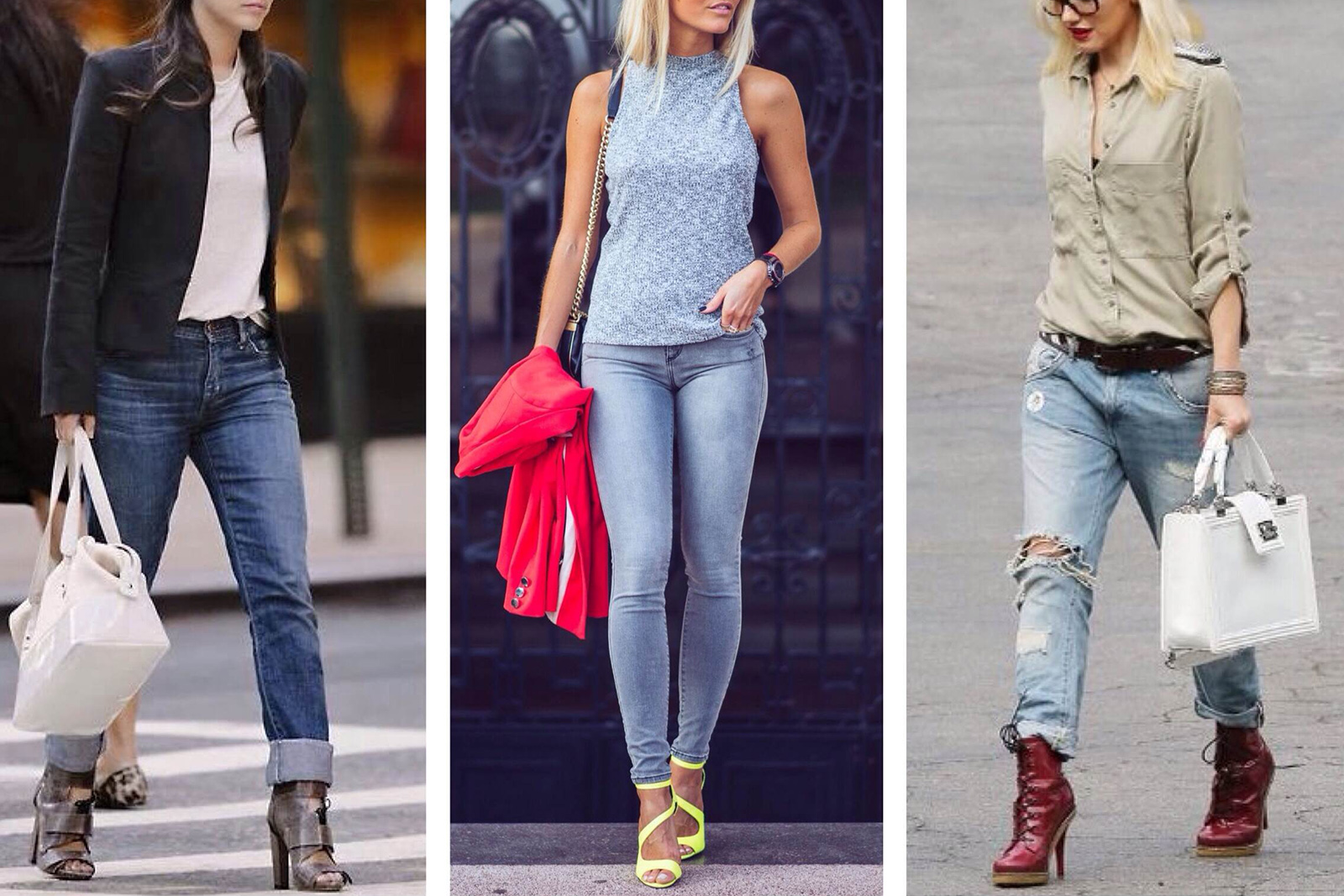 Какие туфли хорошо смотрятся с джинсами?