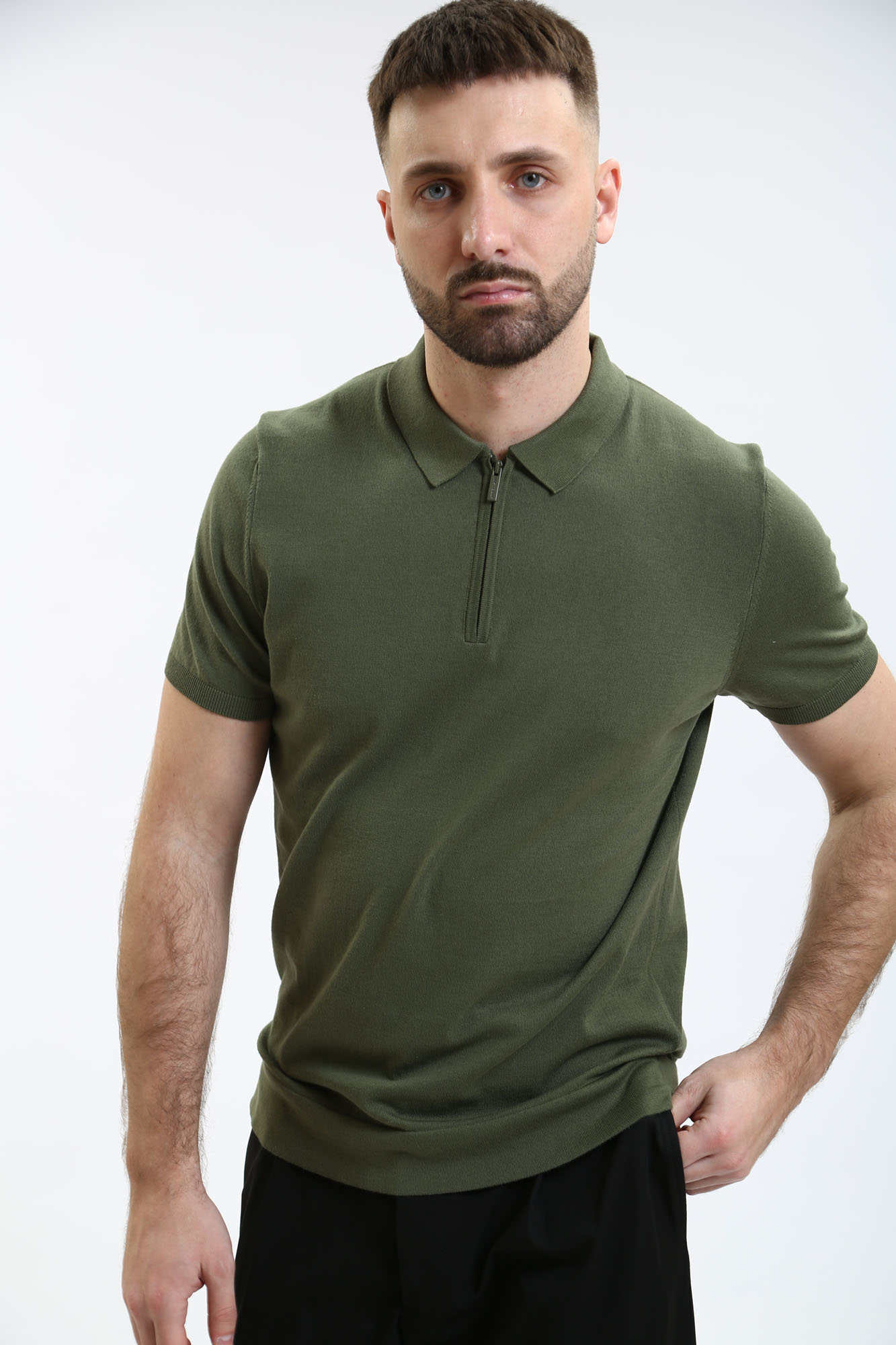 30037188_10015865 Поло Strellson Зеленый