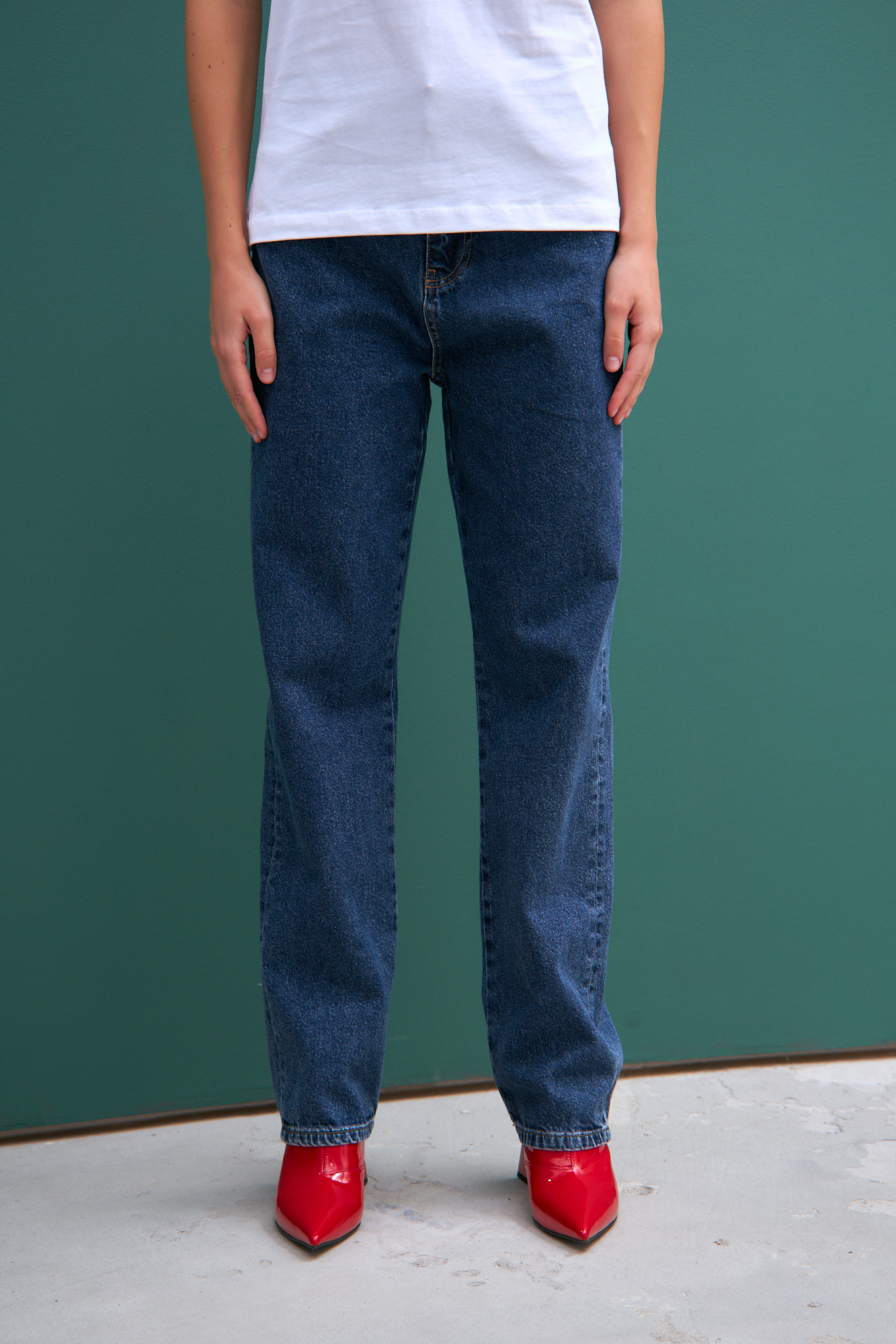 VW-232-33-009 джинсы 90s straight van mich 