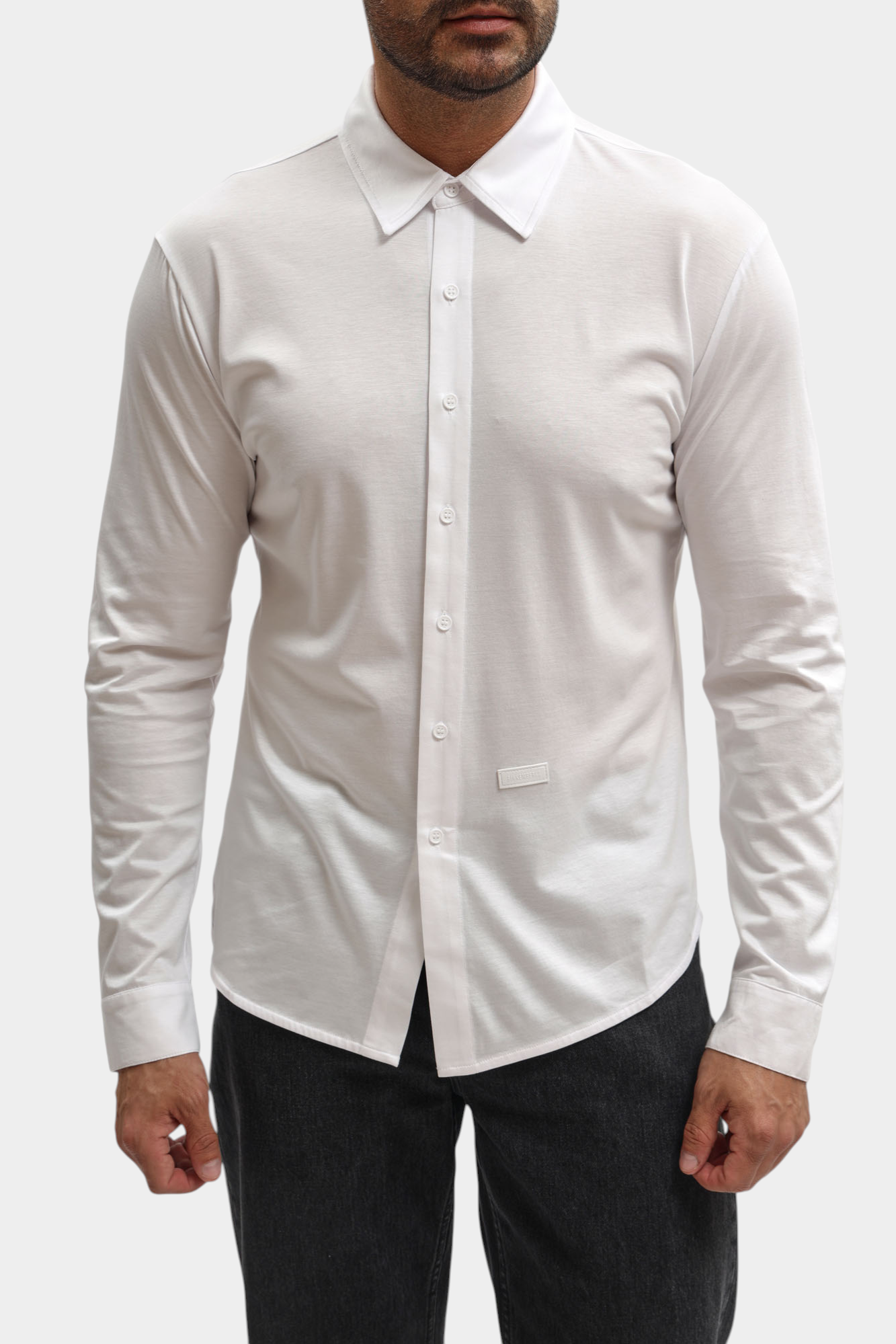 BMS1424 Рубашка Bikkembergs Белый