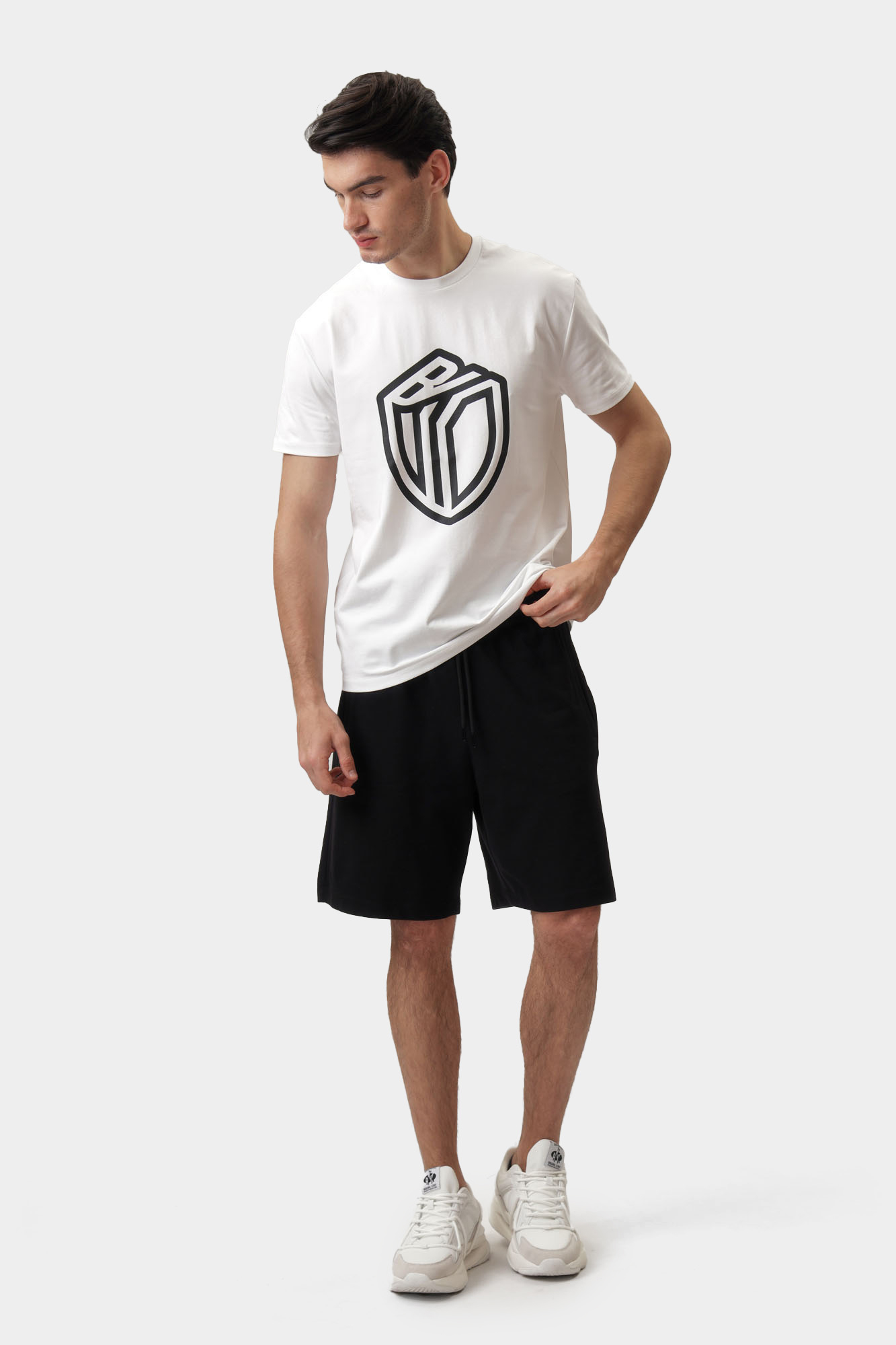 BMT0711 Футболка Bikkembergs Белый