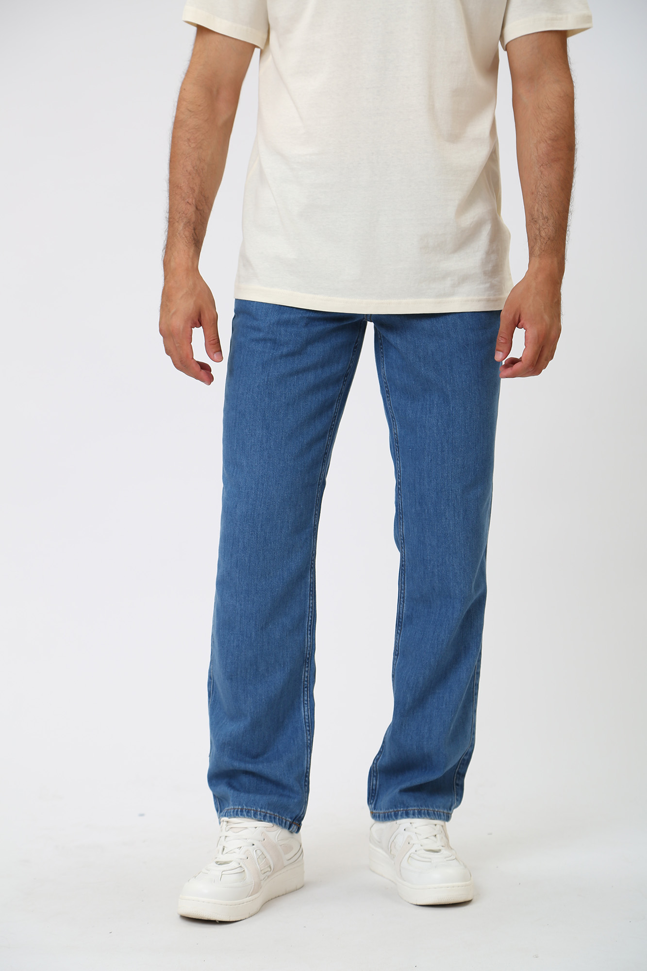 1013975-5000 Брюки джинсовые Mustang Синий