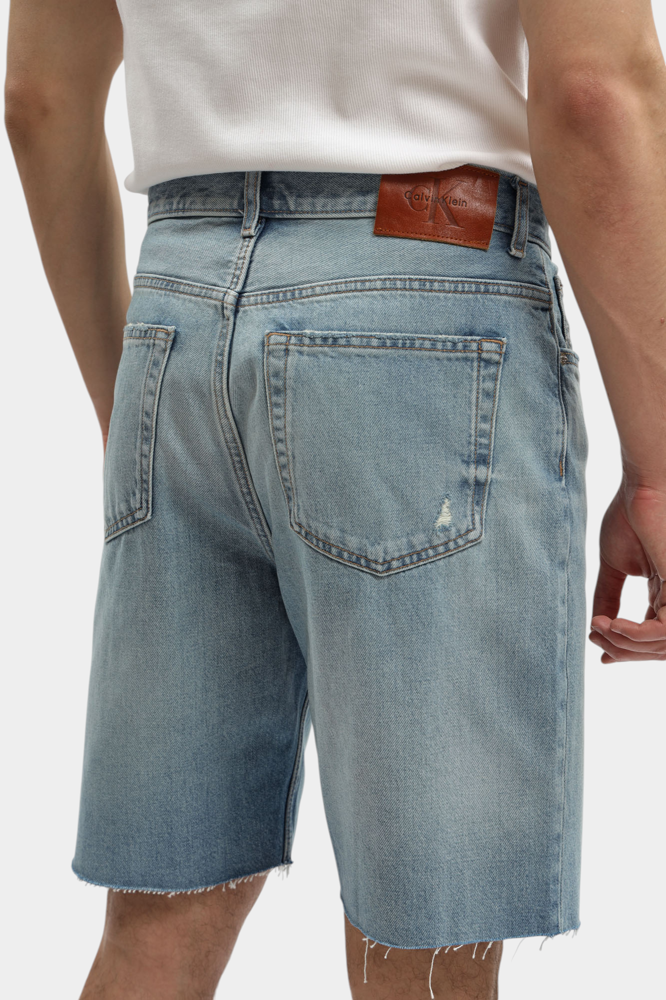 LV04RF795G Шорты джинсовые Calvin Klein Jeans Голубой