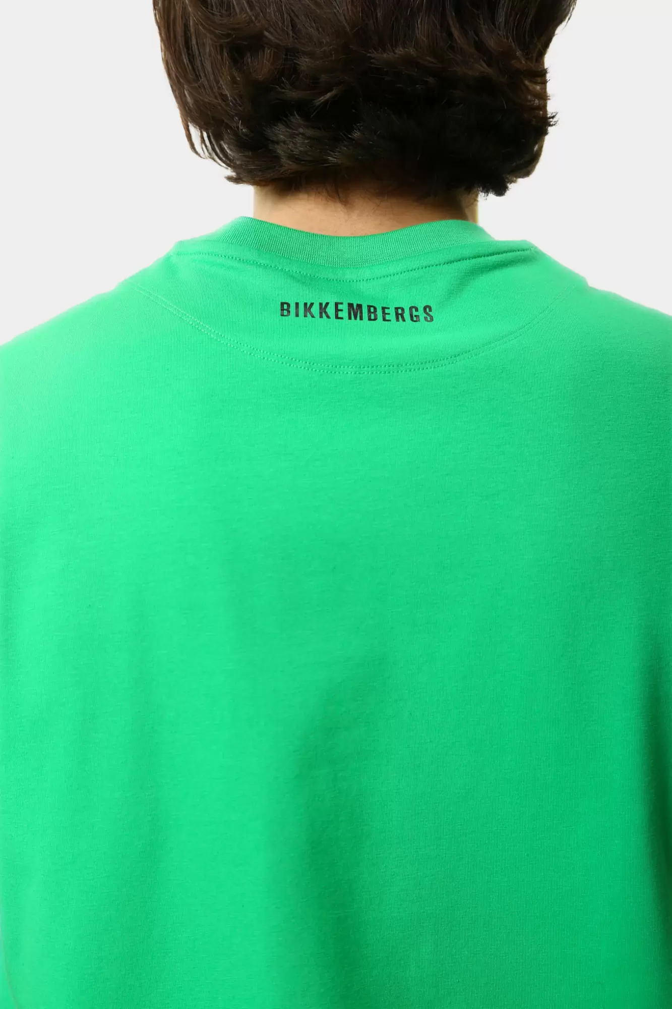 PBMT0255 Футболка Bikkembergs Зеленый