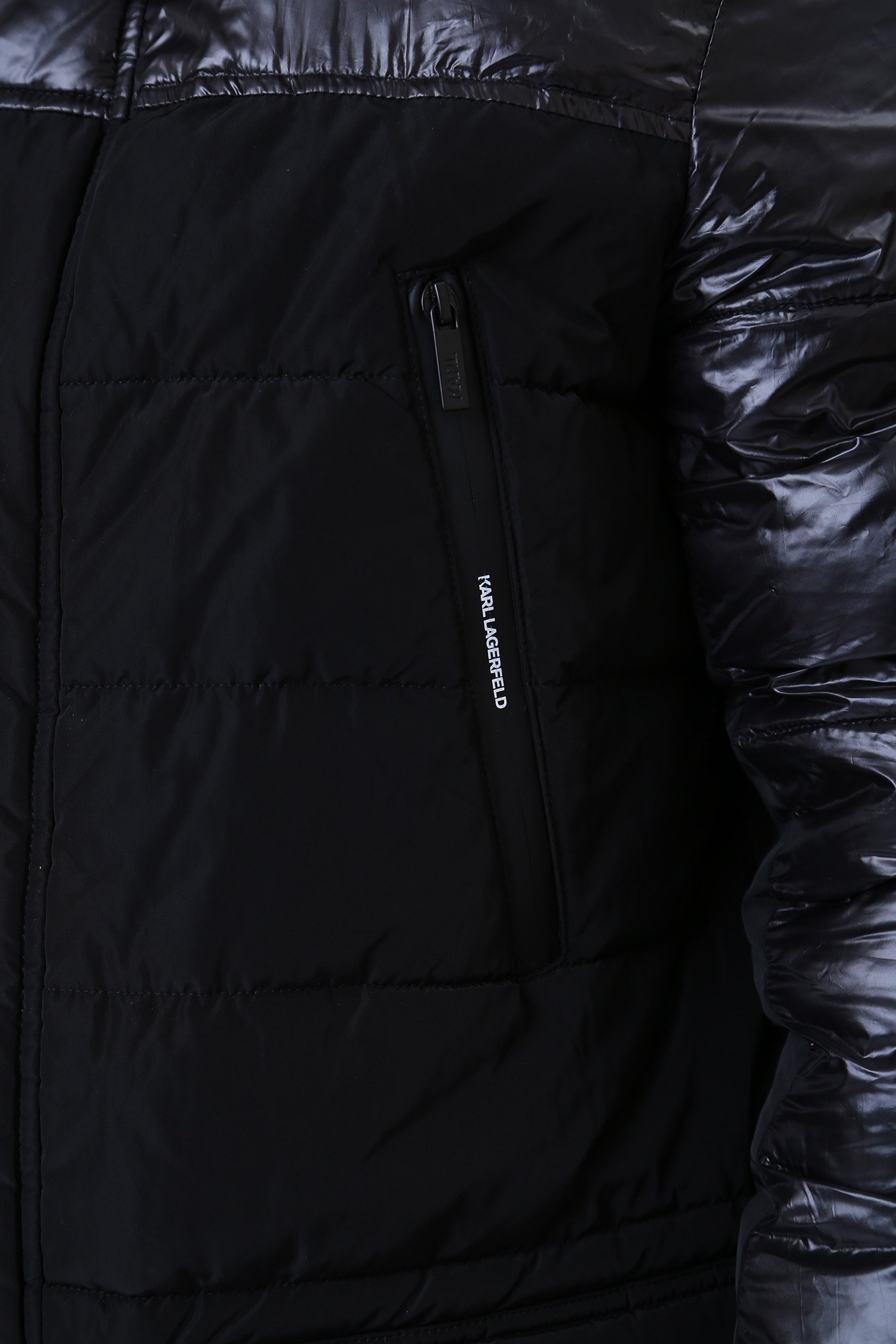 524501_455001 Пальто пуховое Karl Lagerfeld Черный