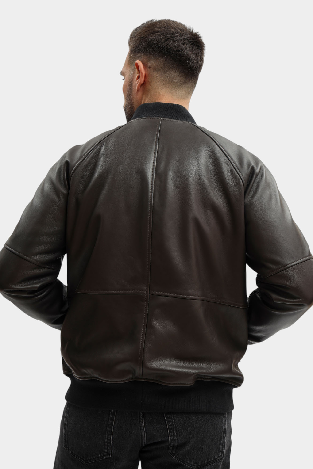 80000840_110157 Куртка кожаная Strellson Коричневый