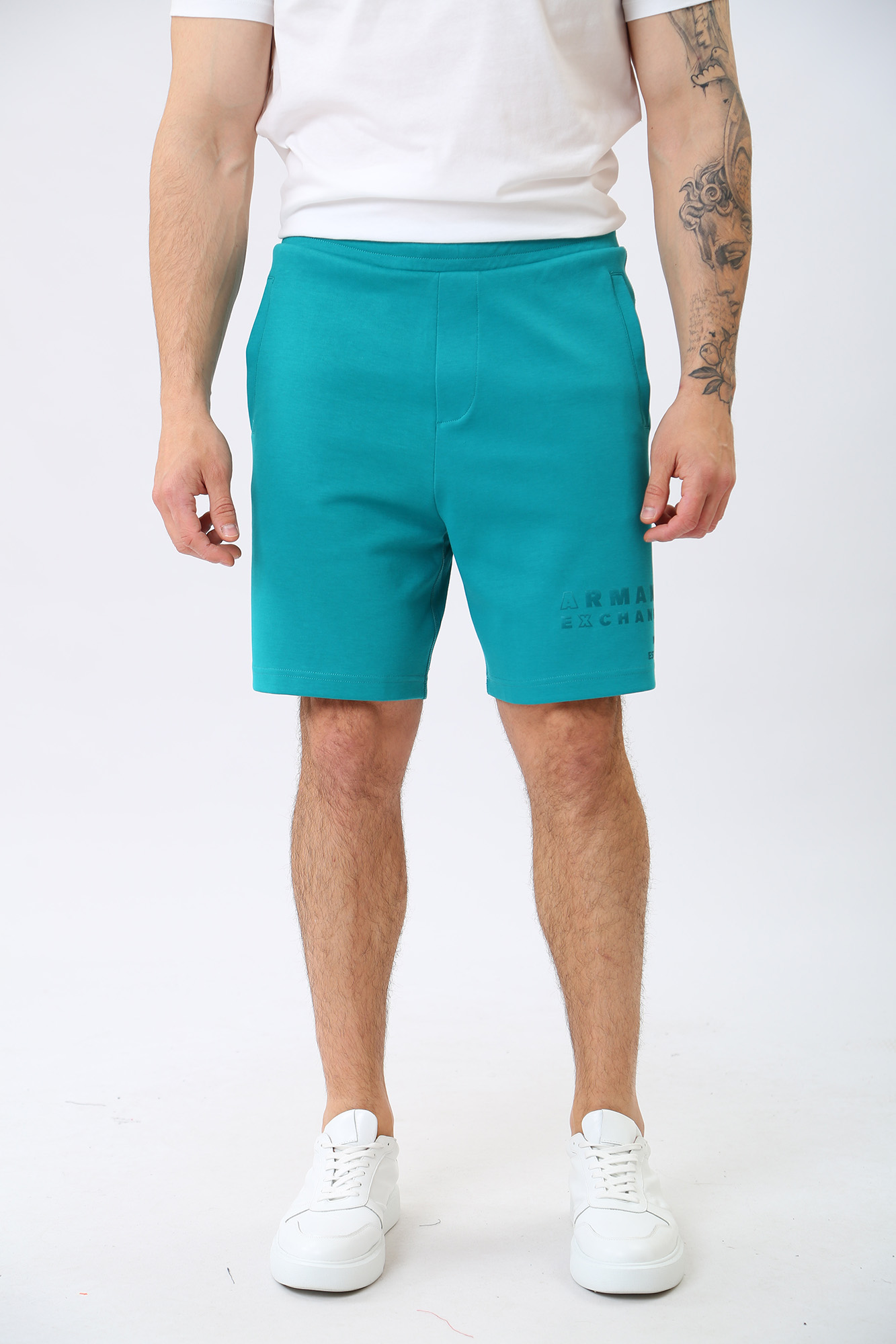 Шорты трикотажные Armani Exchange 3RZSCA_ZJMAZ_15CL_DEEP LAKE купить в ...