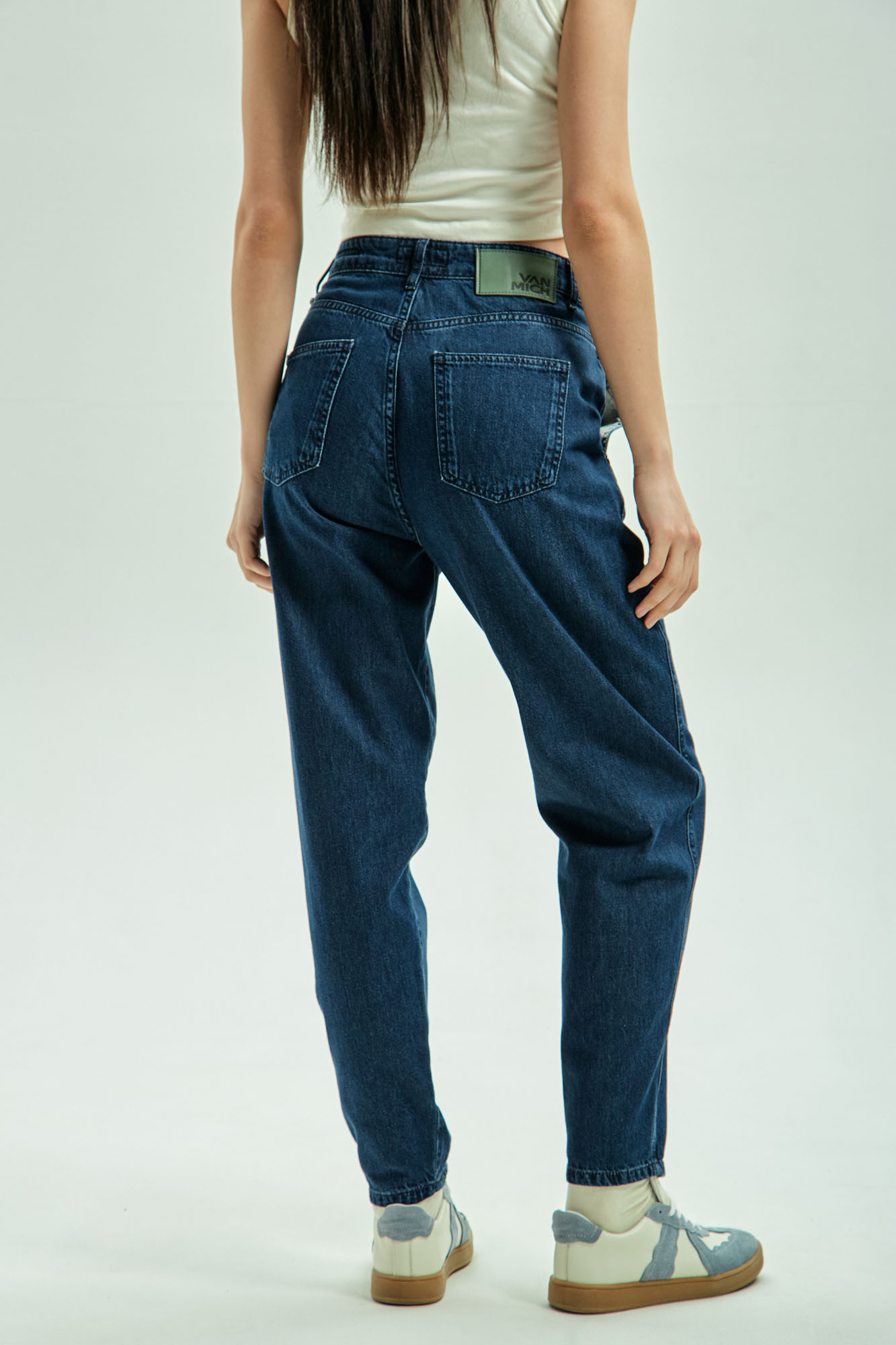 VW-OMA-33-023 джинсы mom  van mich 