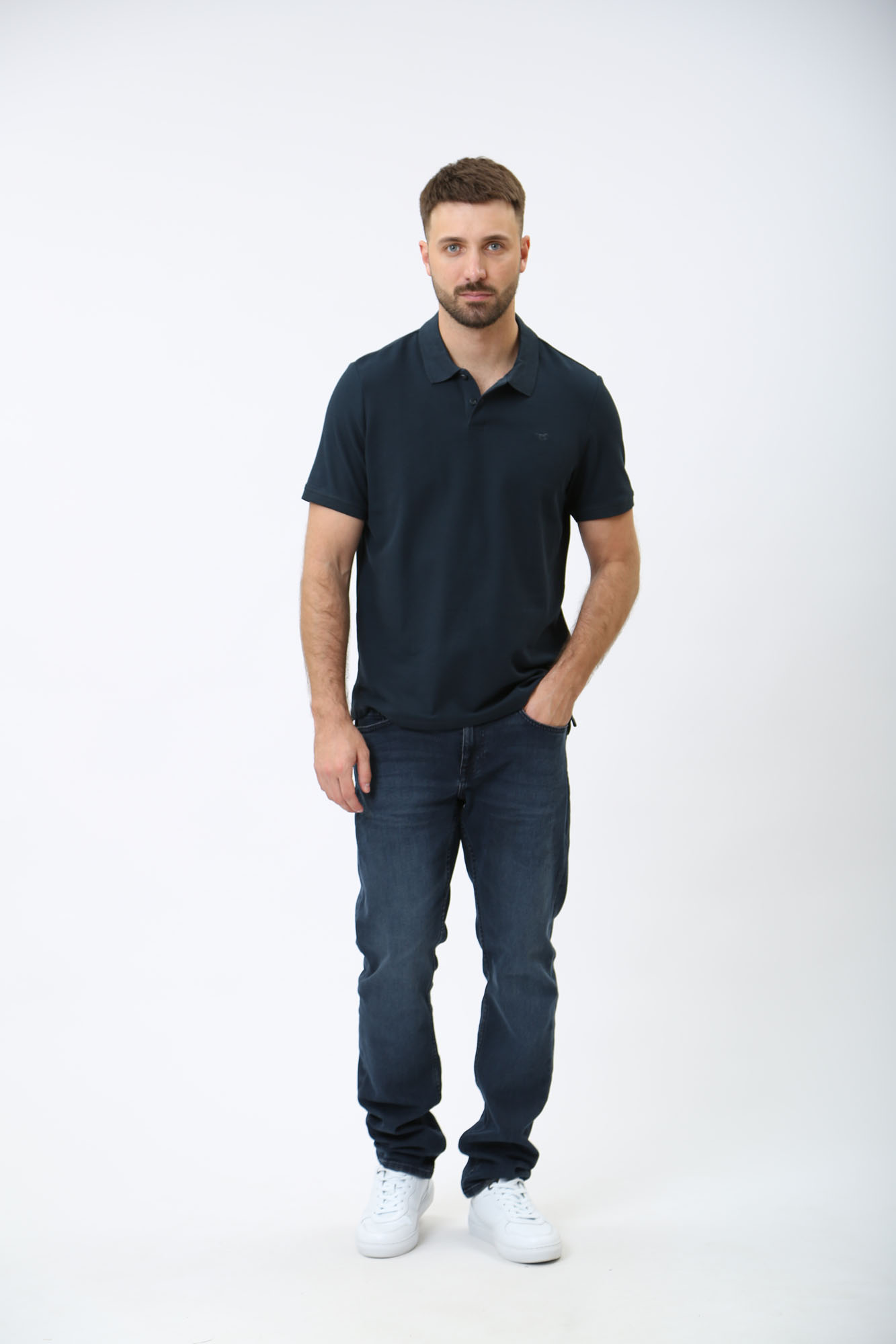 1014593-5000 Брюки джинсовые Mustang Синий