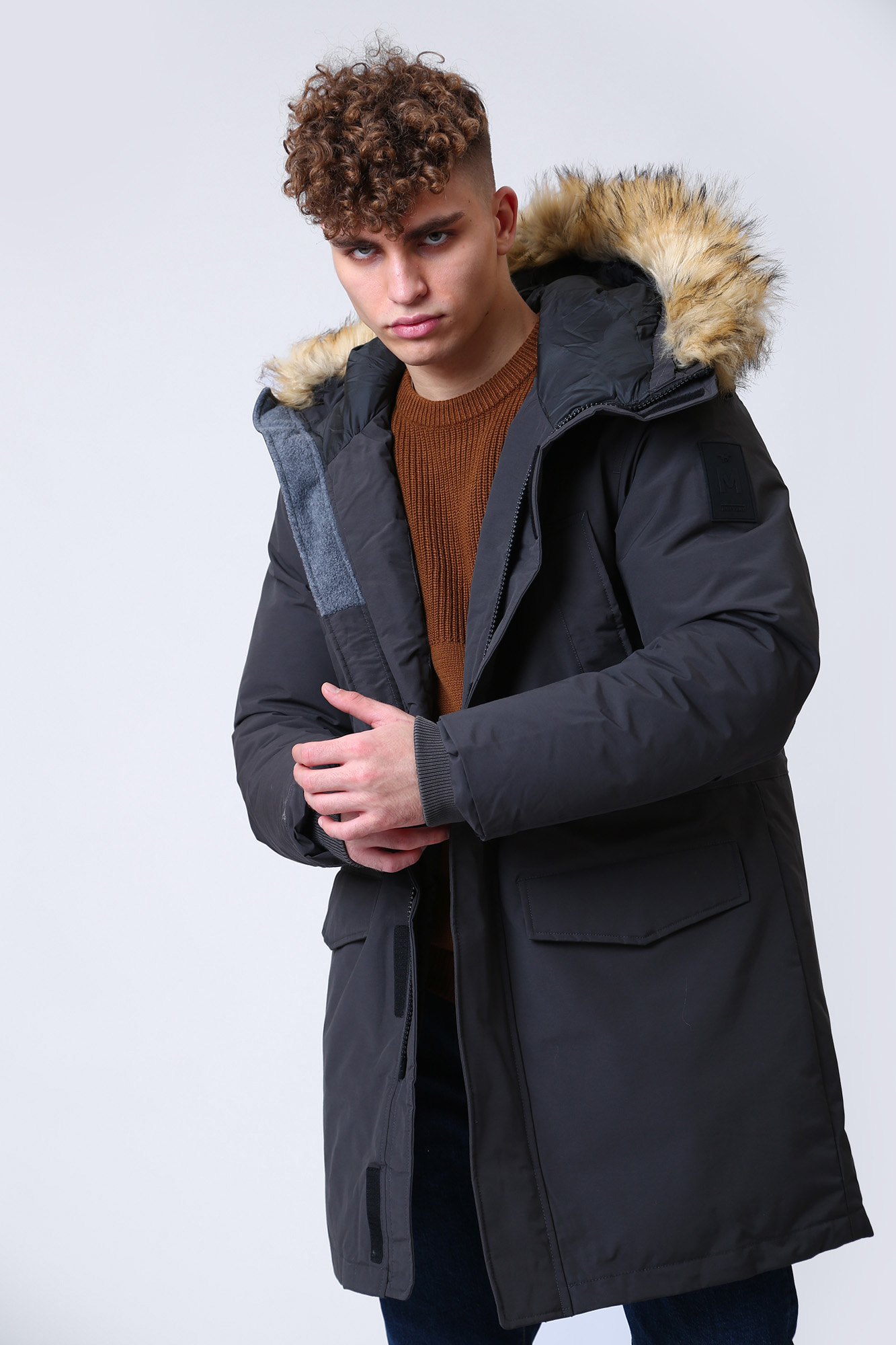 1012701-4070 Куртка утепленная Mustang Серый