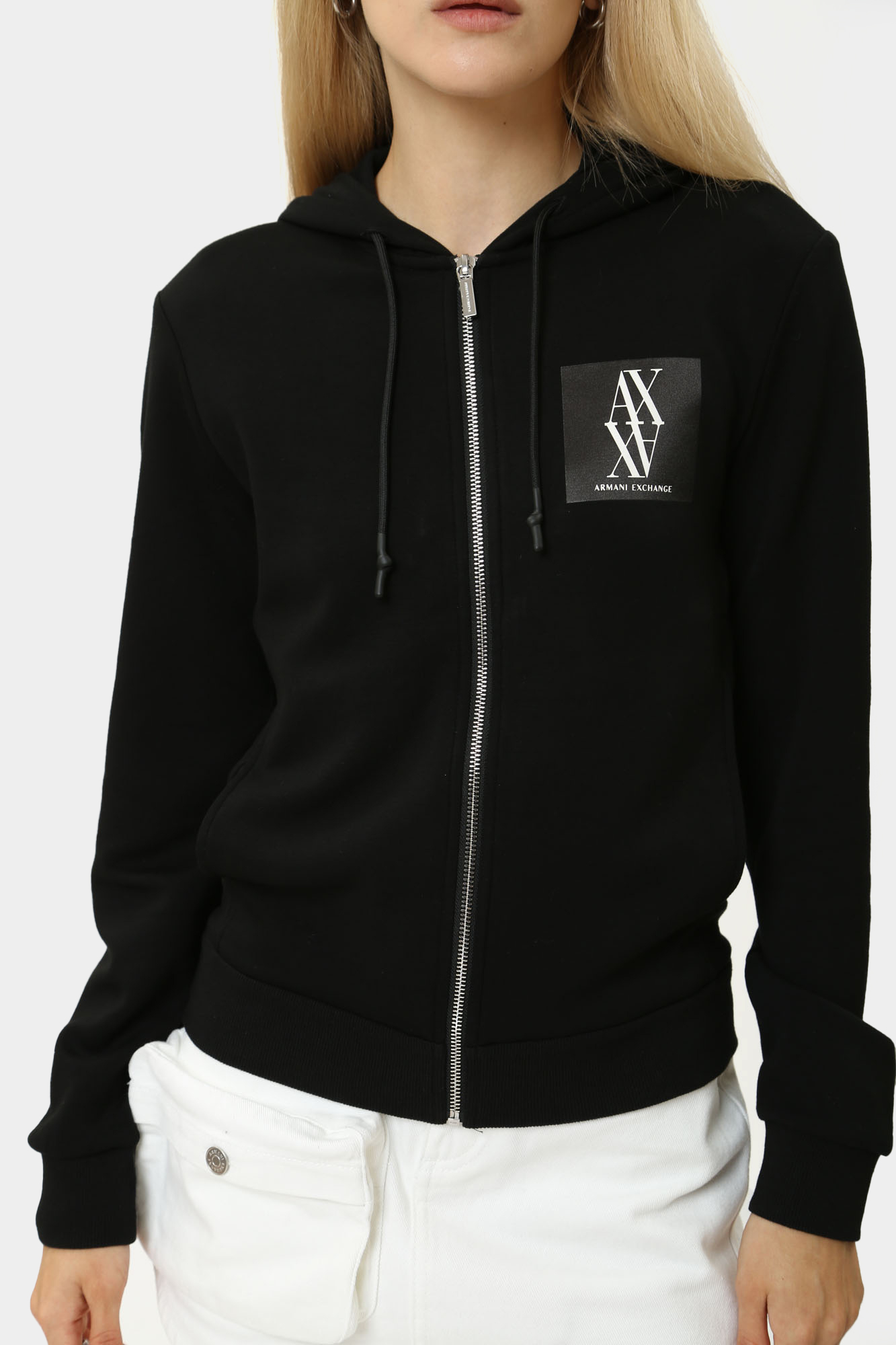 6DYM79_YJEGZ_1200 толстовка с/к armani exchange 