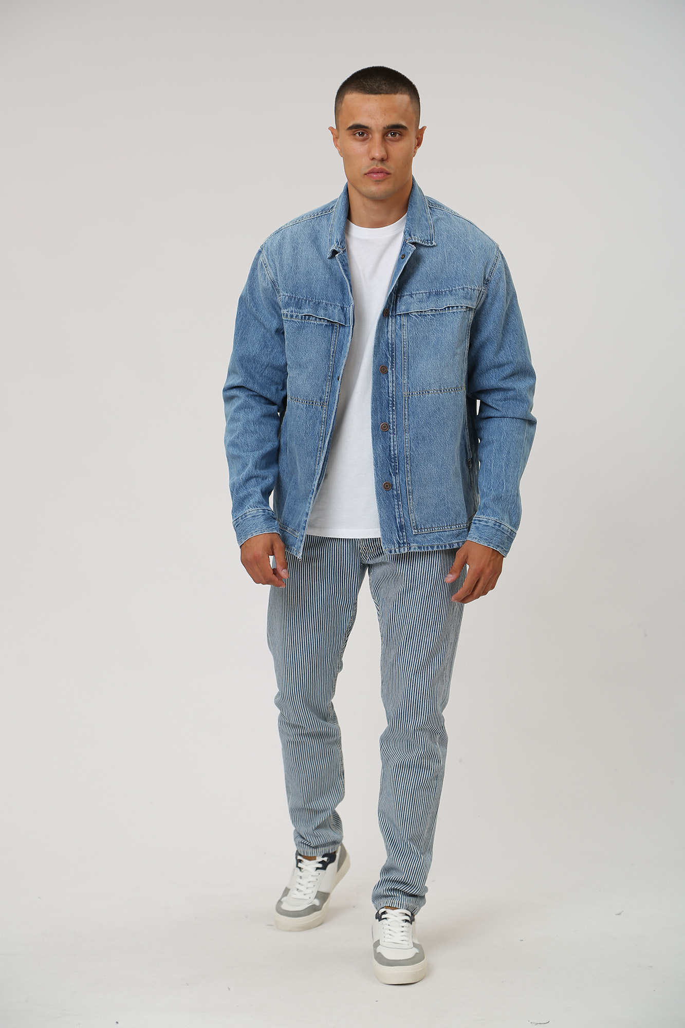 PM207084 Брюки джинсовые Pepe Jeans Голубой