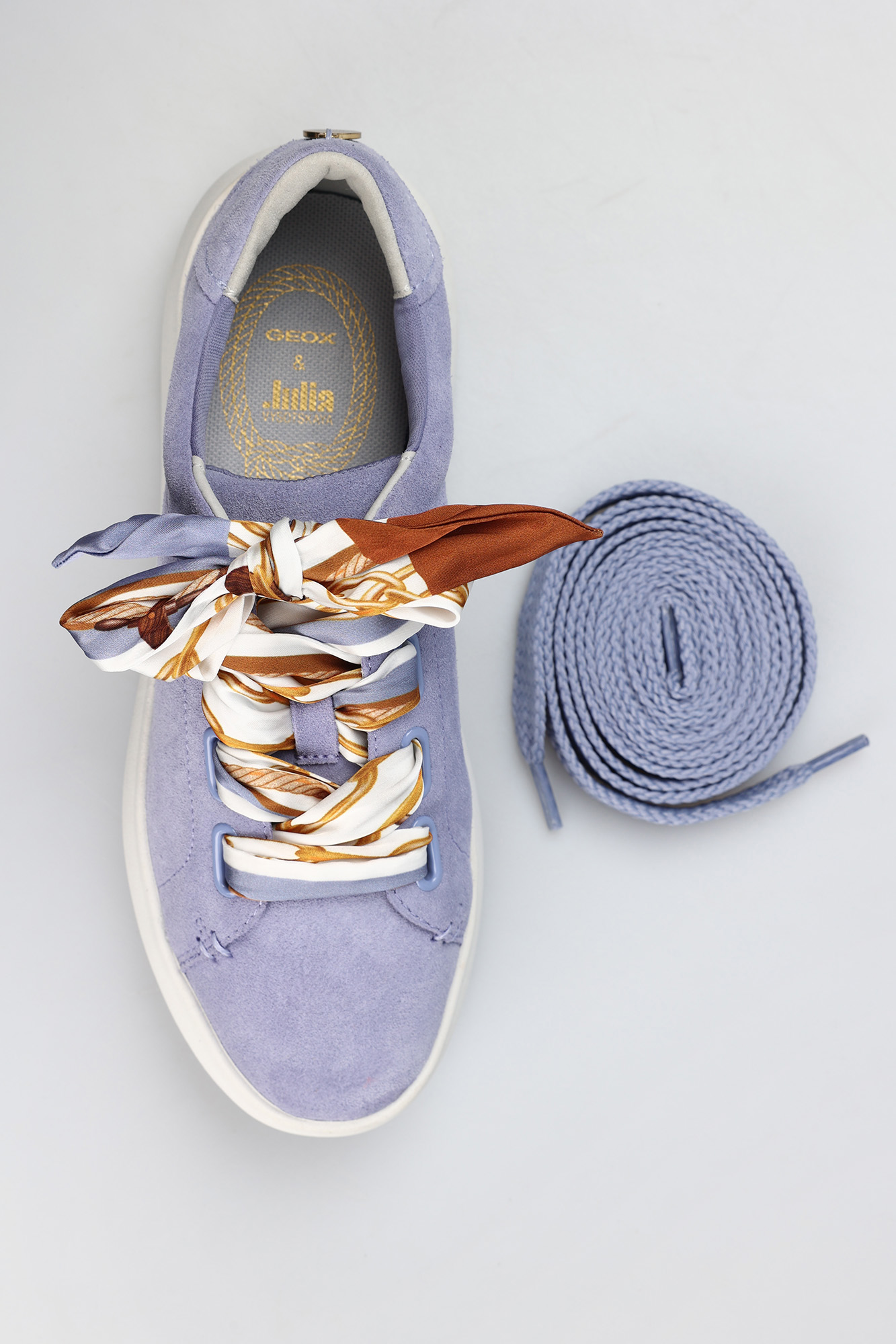 D35TCC00022C8 Кеды Geox Фиолетовый