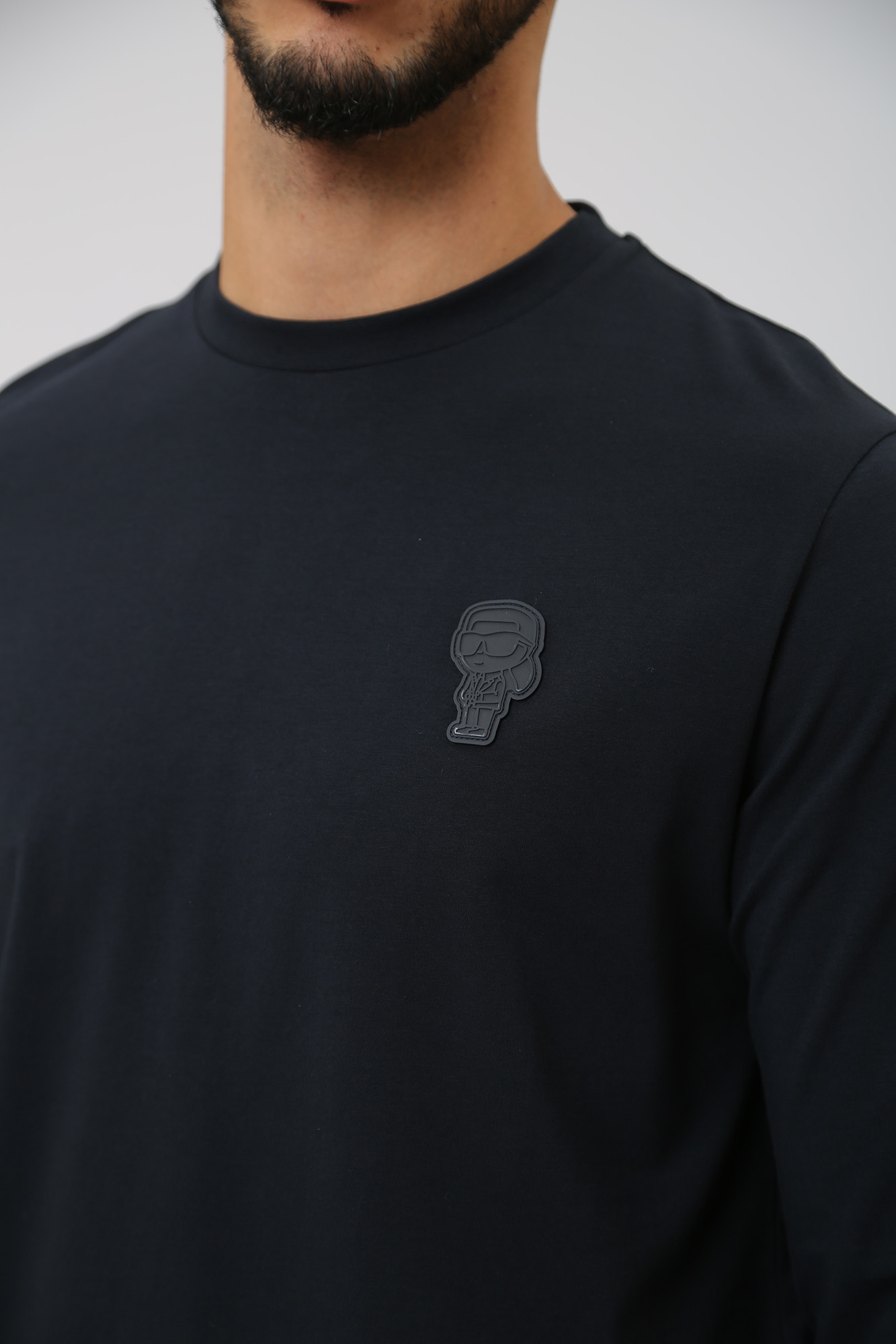 534221_755026 Лонгслив Karl Lagerfeld Синий