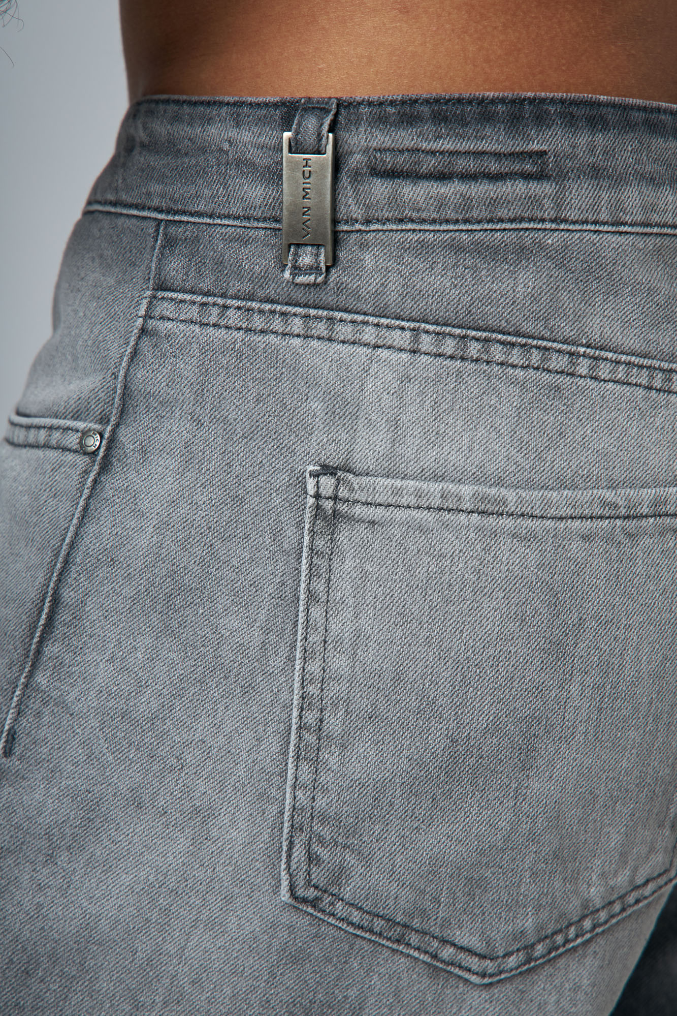 VM-OMA-33-439 Шорты джинсовые Van Mich Серый