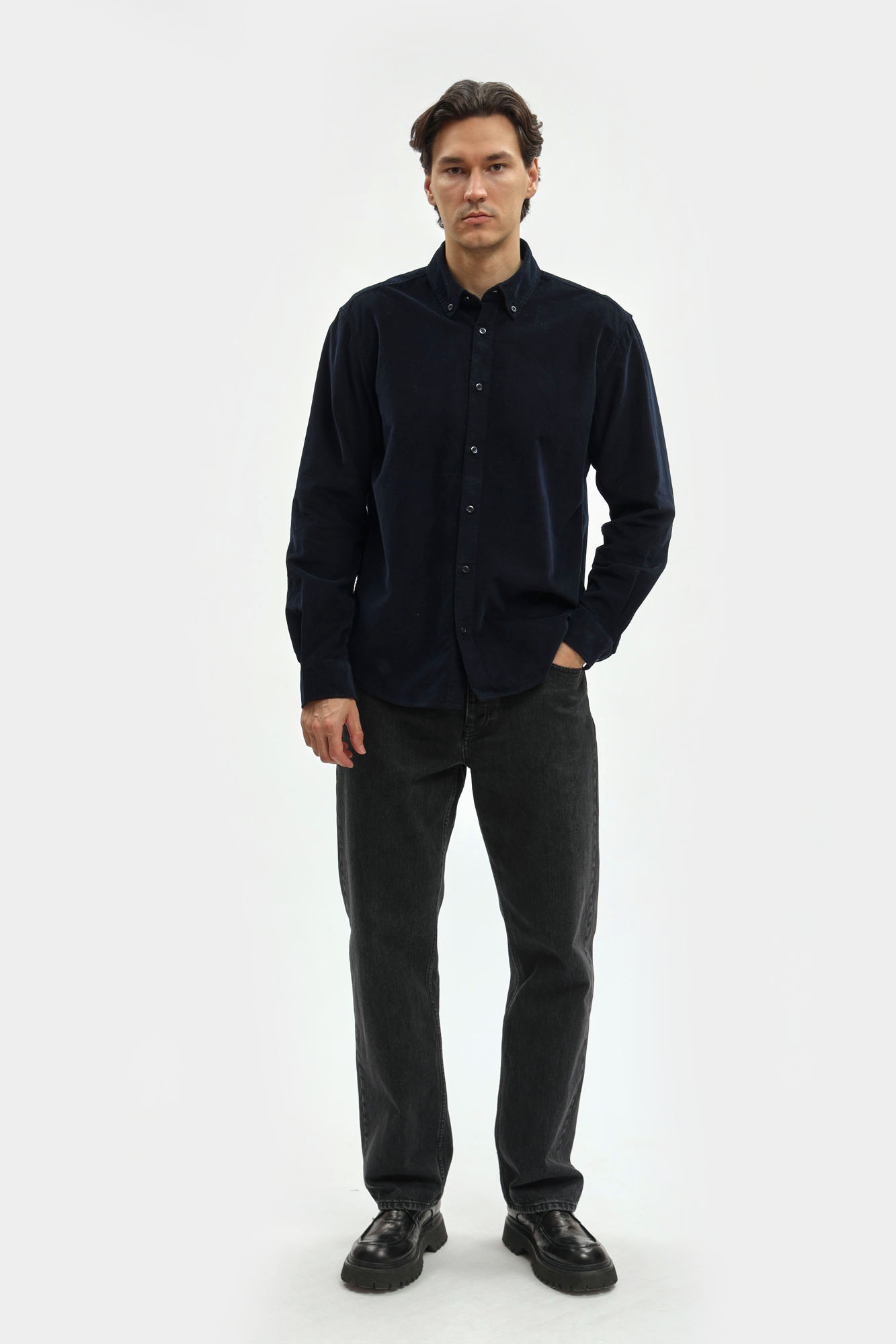 30048488_10020570 Рубашка Strellson Синий