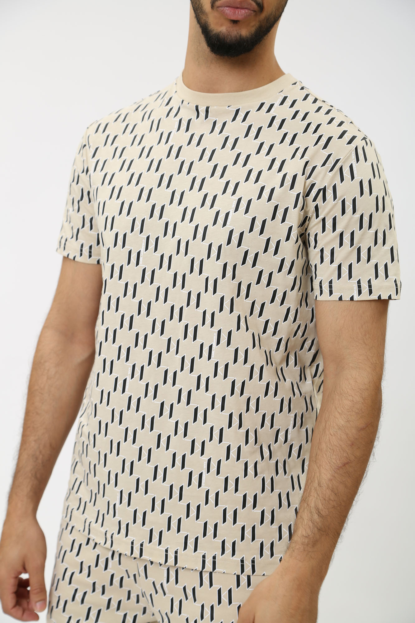 542251_755074 Футболка Karl Lagerfeld Бежевый