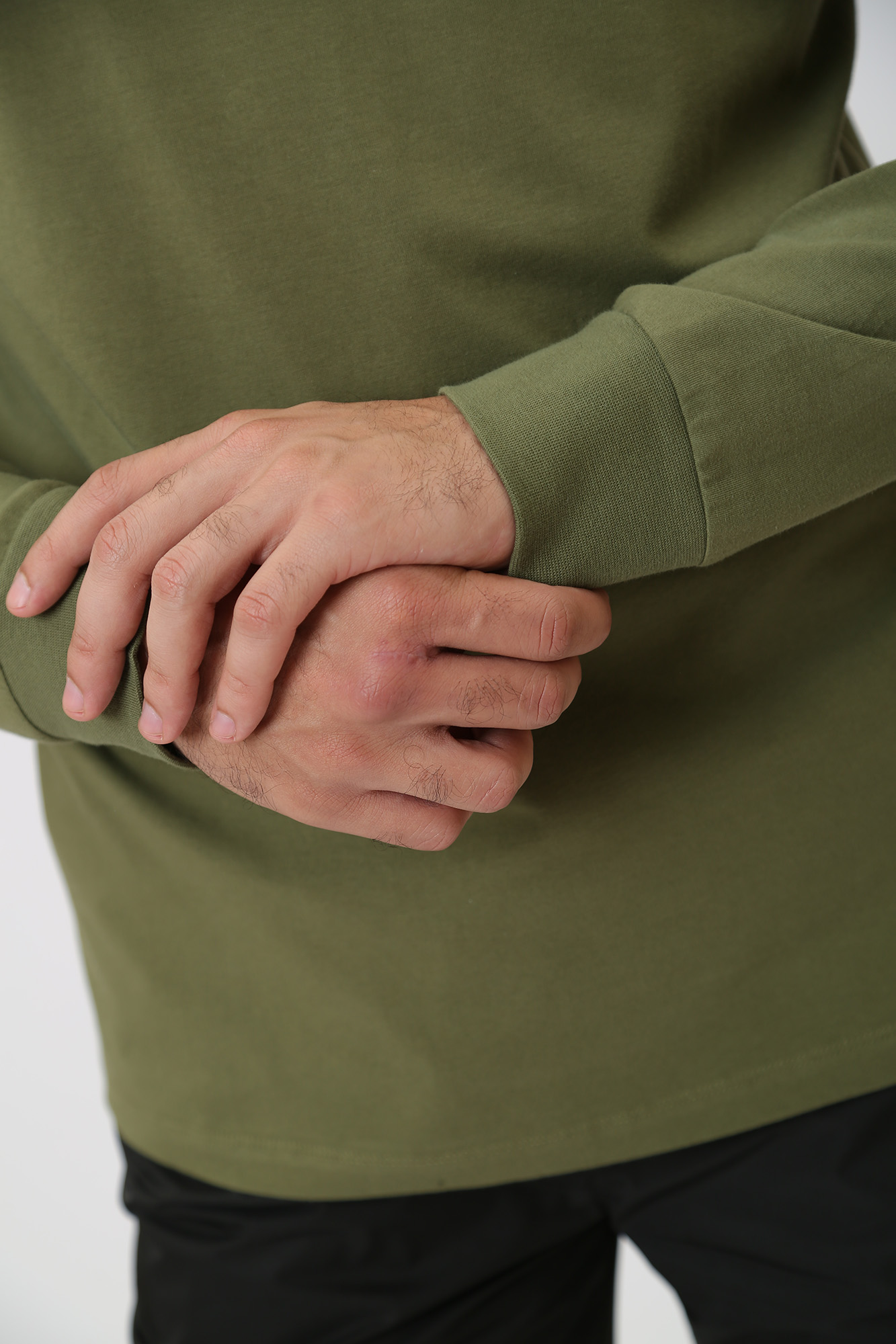 534221_755028 Лонгслив Karl Lagerfeld Зеленый