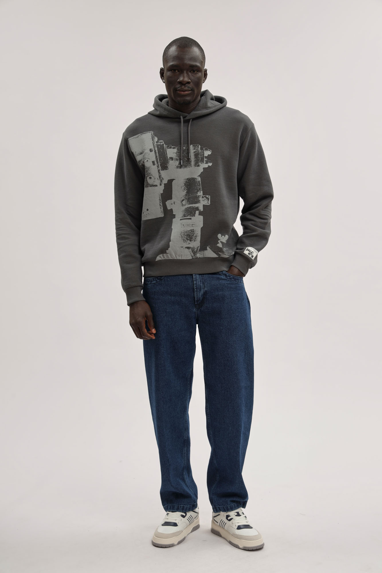 BMF1132 Джемпер Bikkembergs Серый