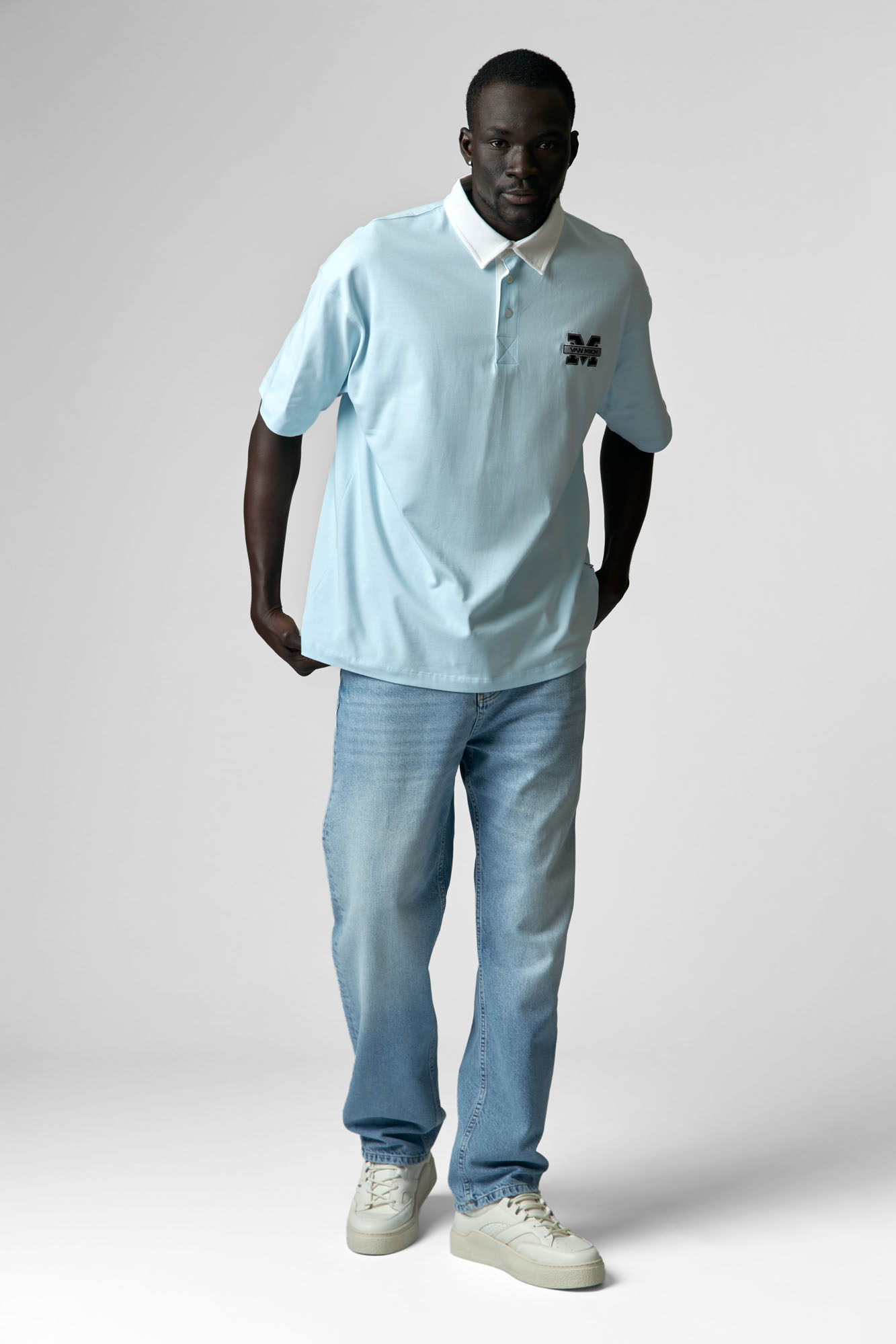 VM-ERK-22-402 Поло Van Mich Голубой