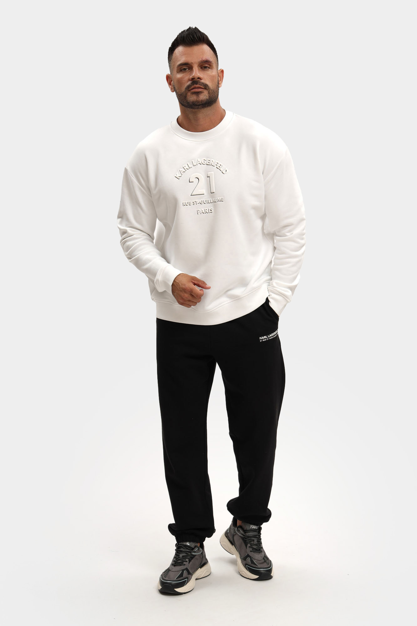 553940_705160 Свитшот Karl Lagerfeld Белый