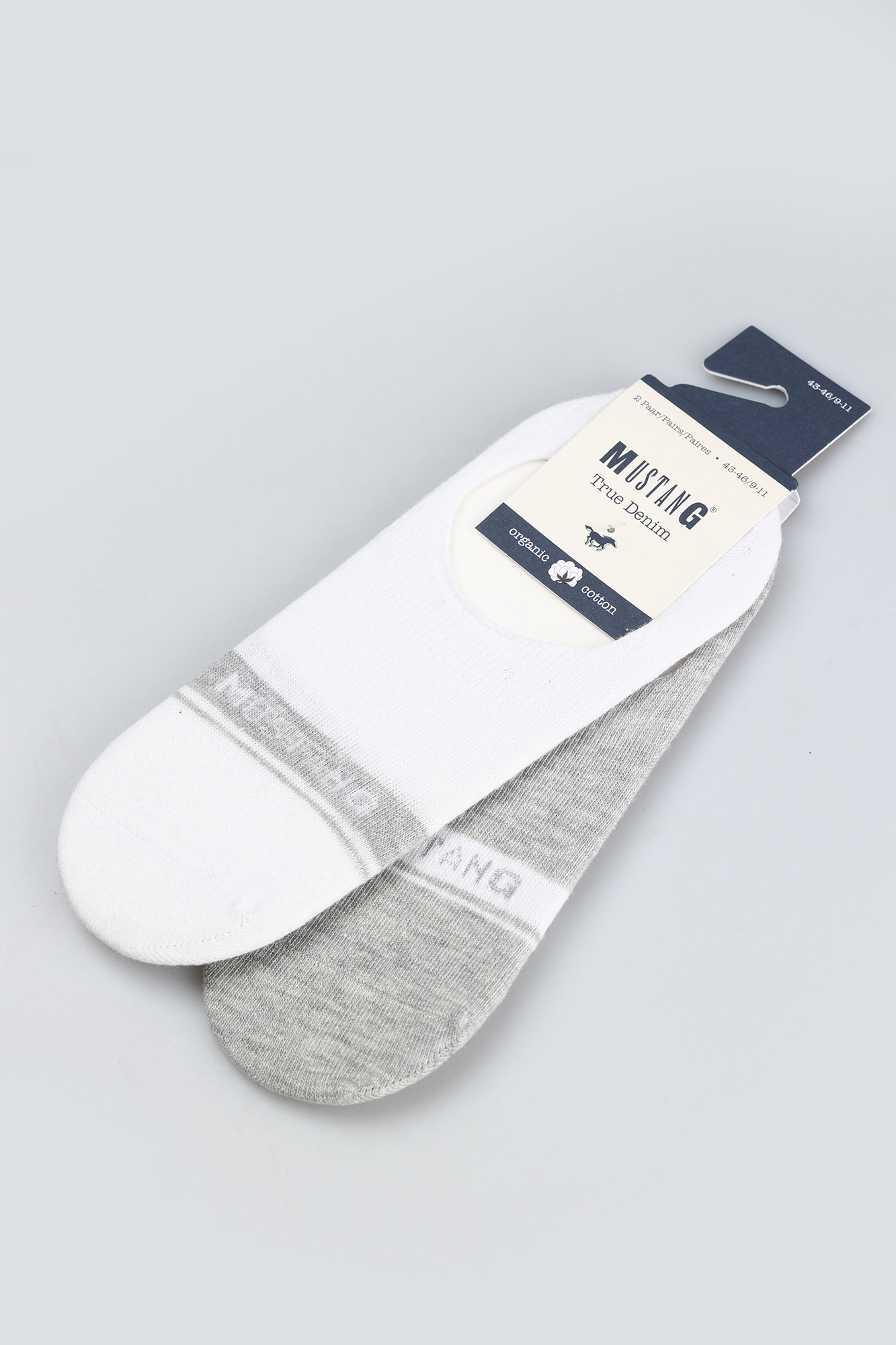 MU34009 Следки (упаковка 2 пары) Mustang Серый