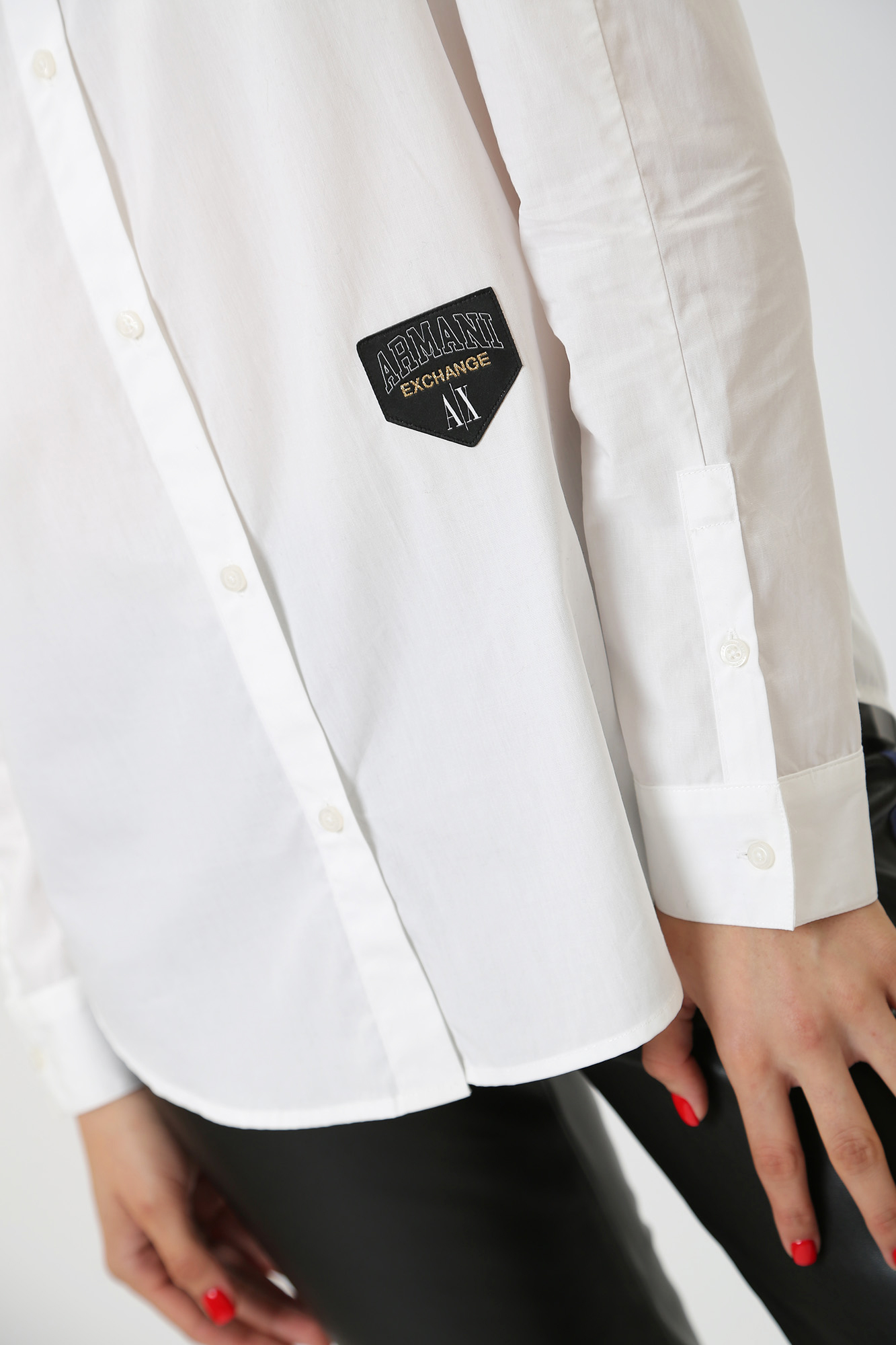 6RYC15_YN3NZ рубашка с длинным рукавом armani exchange 