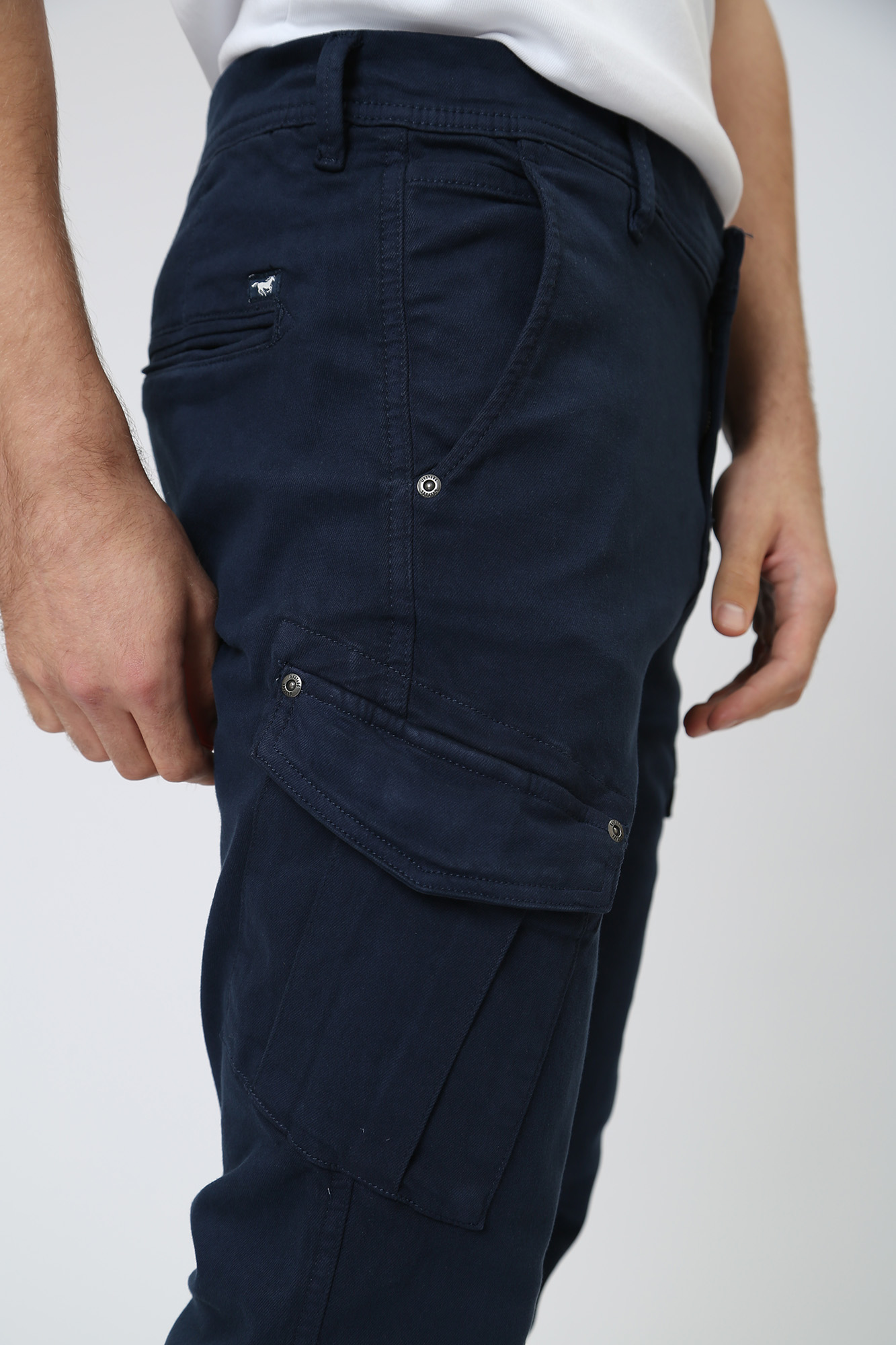 1013416 Брюки Mustang Синий