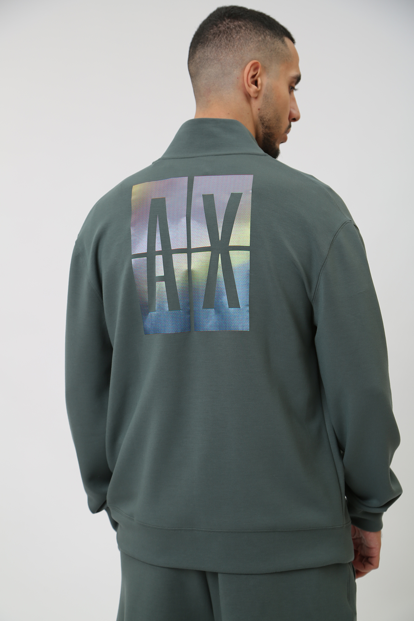 3DZMJF_ZJZDZ Толстовка Armani Exchange Зеленый