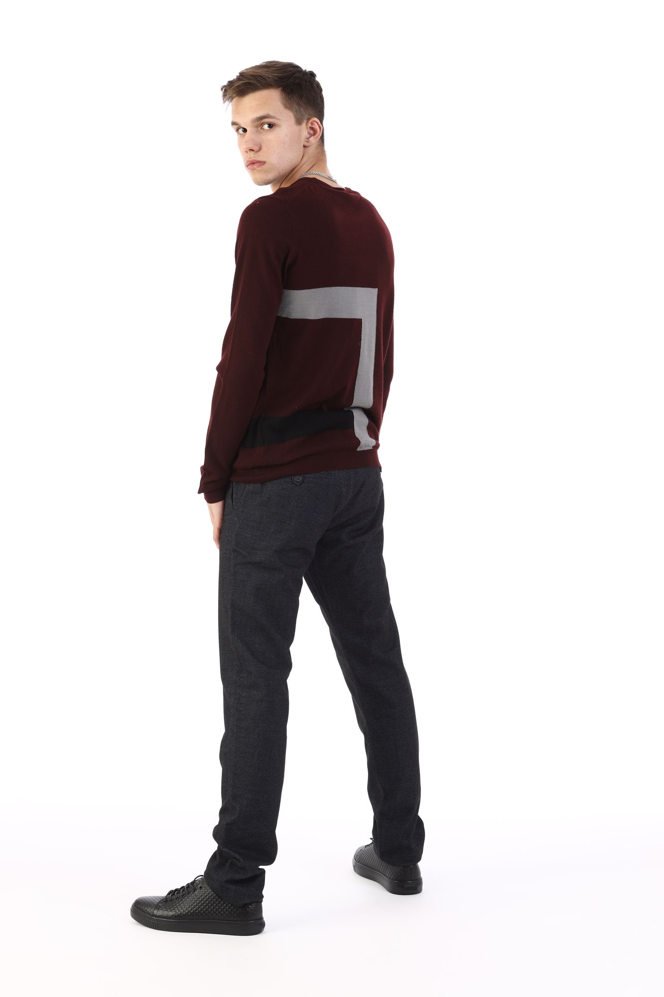 67346_560 Джемпер Lagerfeld Бордовый