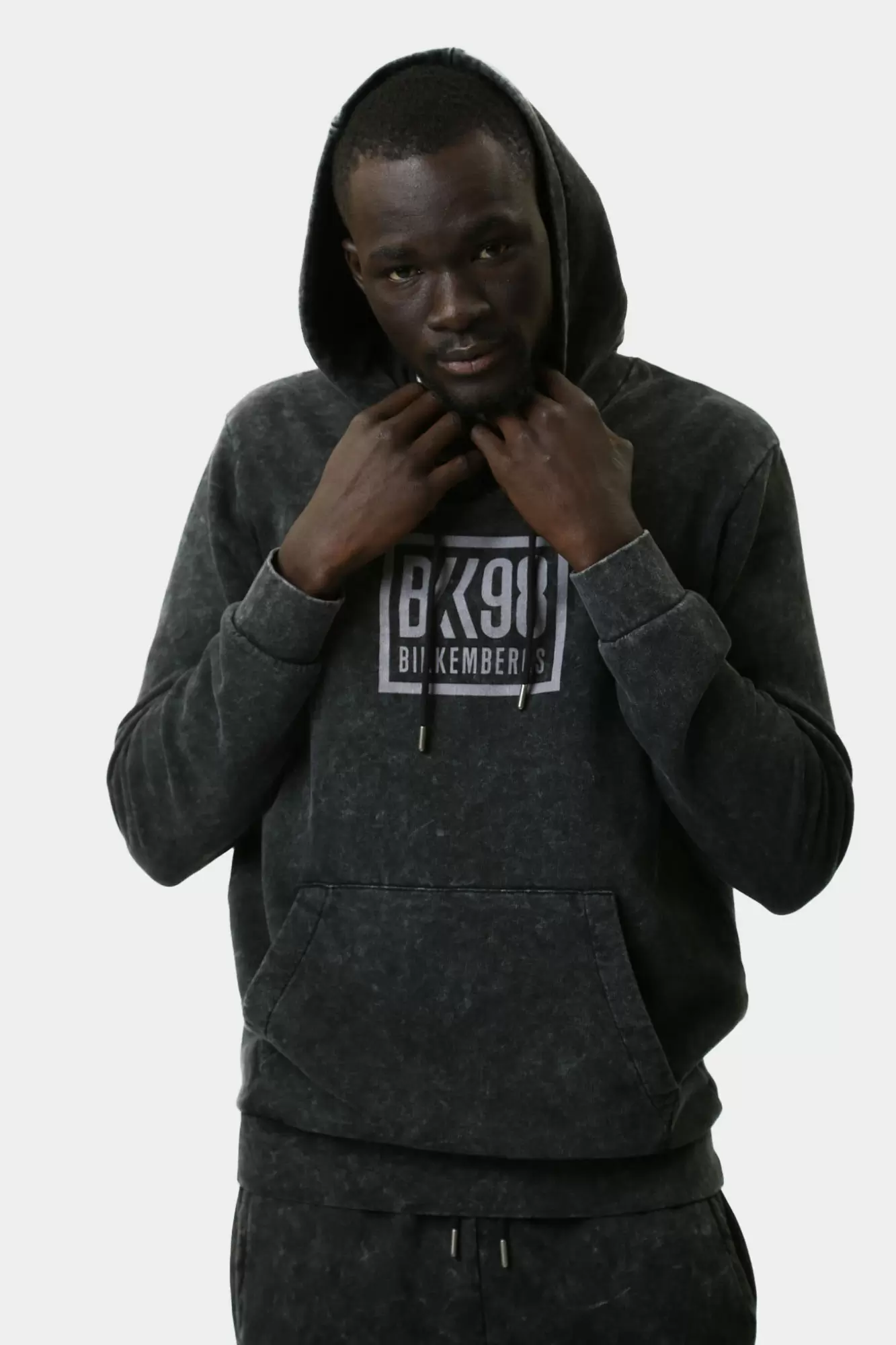 BMF0494 Худи Bikkembergs Серый