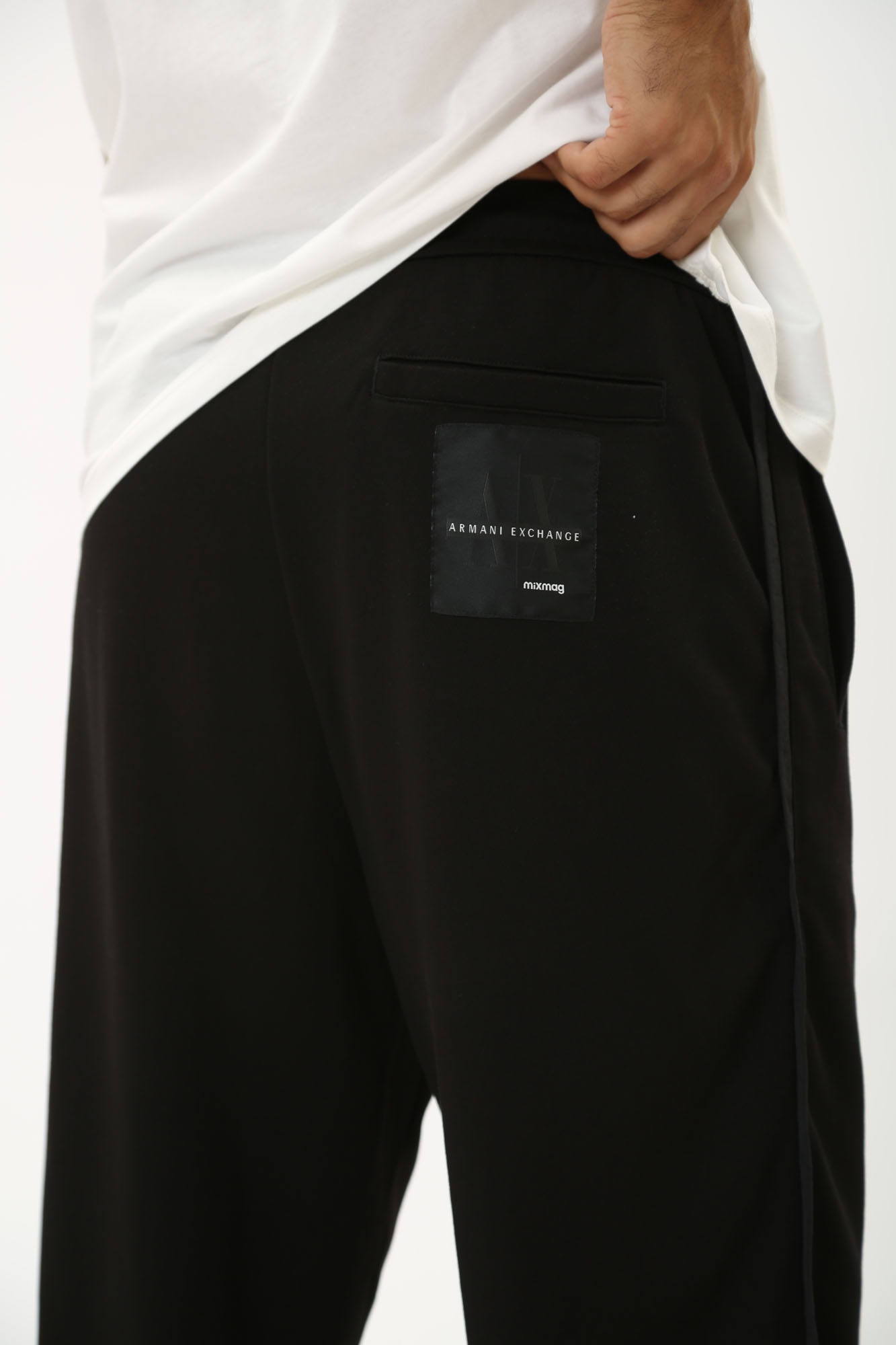 3DZPJA_ZJDPZ Брюки спортивные Armani Exchange Черный