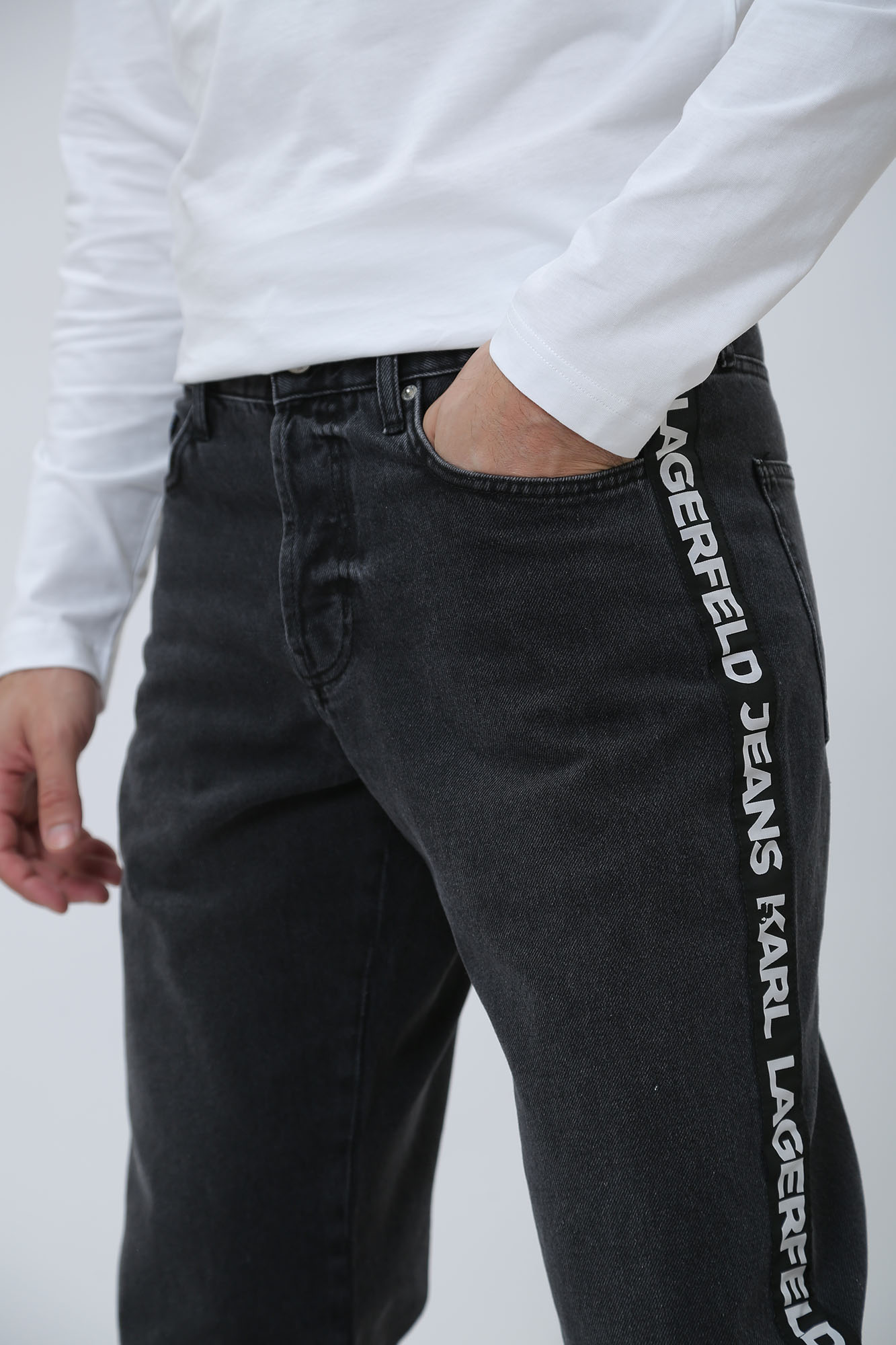 240D1106 Брюки джинсовые Karl Lagerfeld Jeans Черный