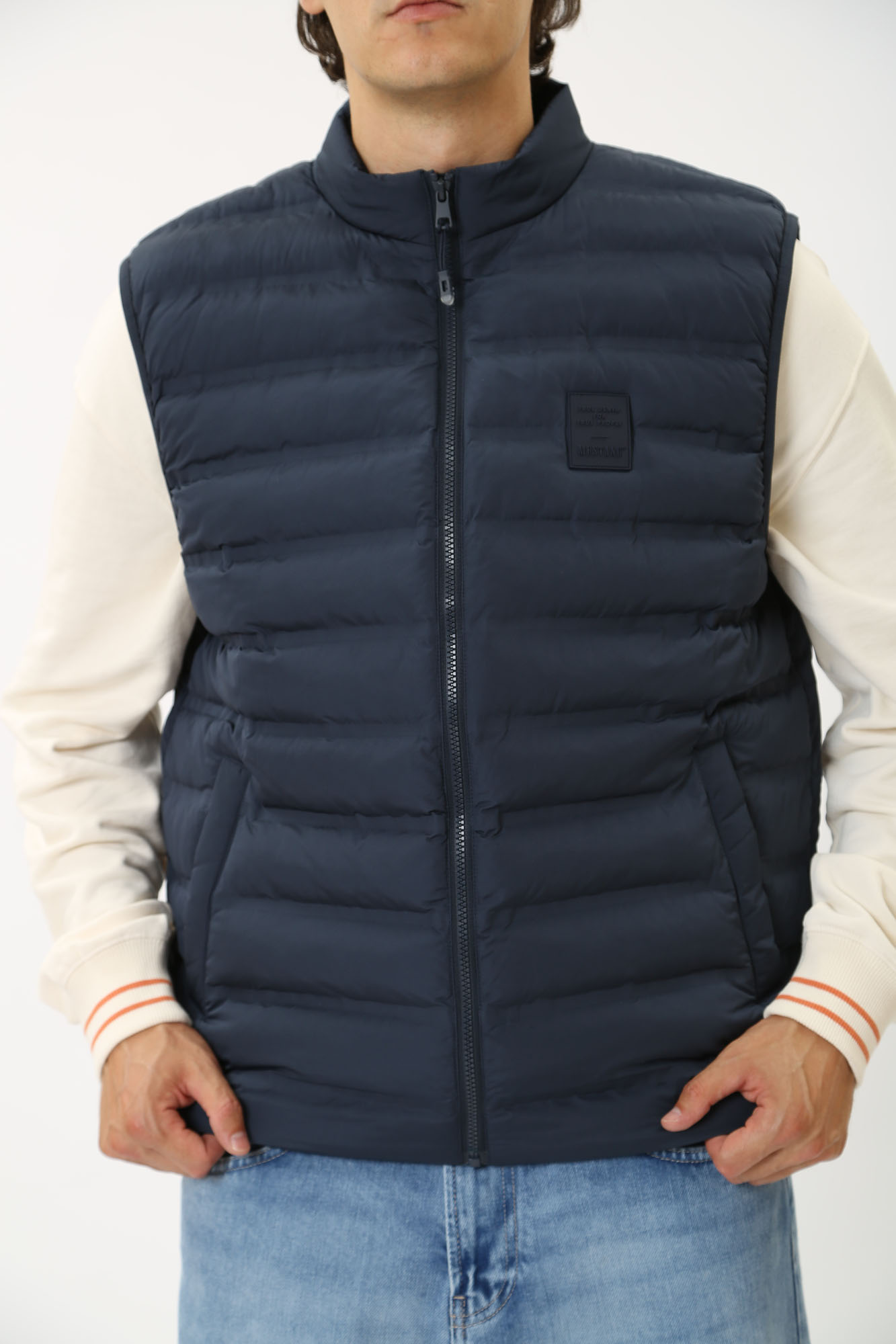 1015601 Жилет утепленный Mustang Синий