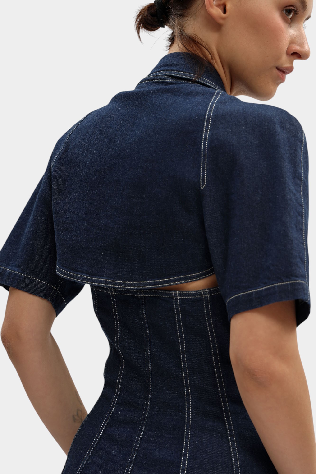 EW000752_AF12436_ платье джинсовое emporio armani 