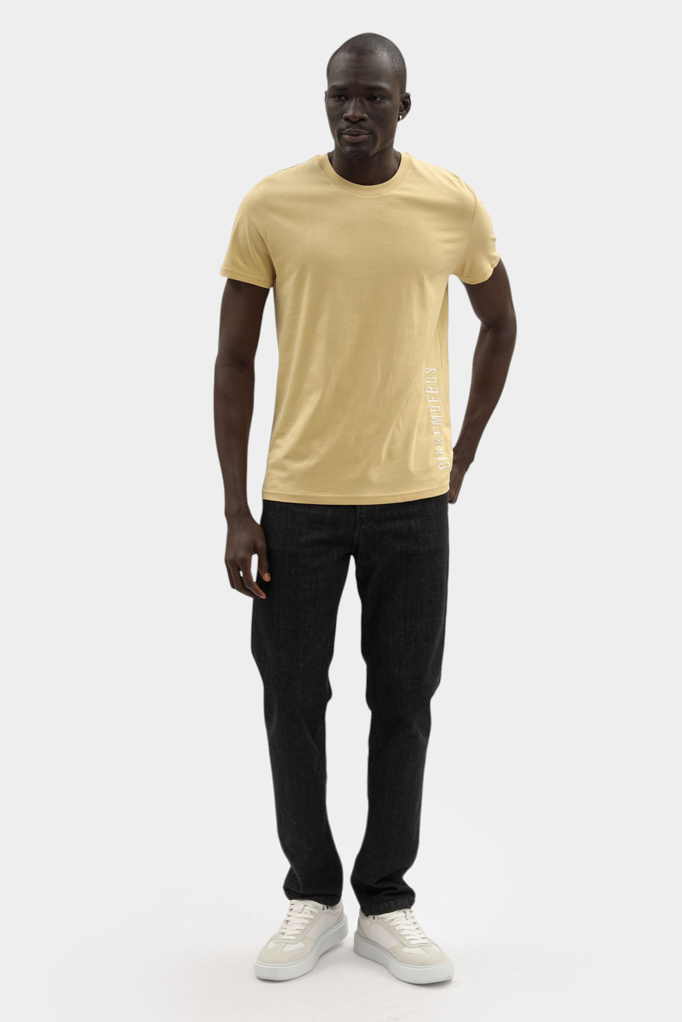 BMT1253 Футболка Bikkembergs Желтый