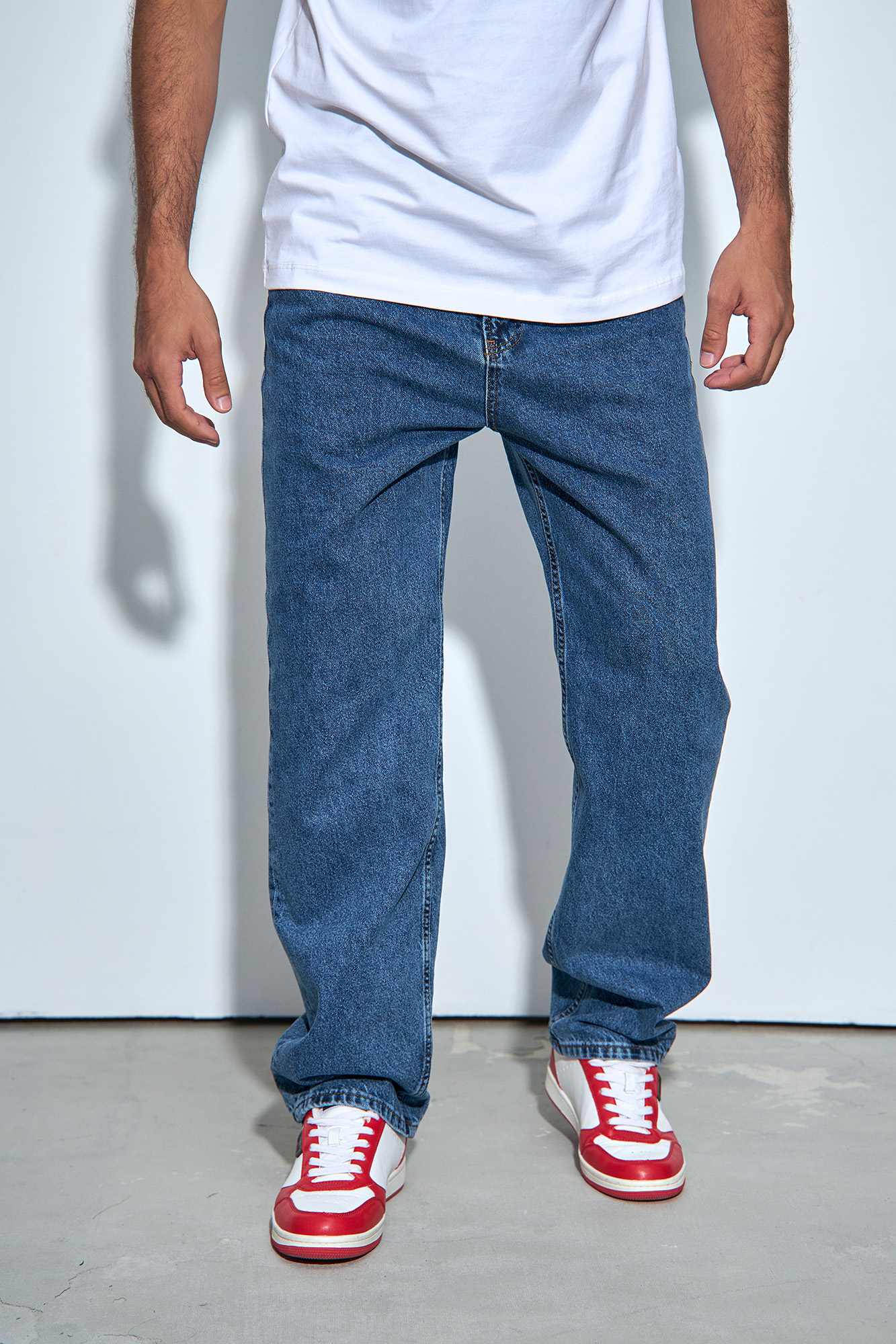 VM-232-33-012 Джинсы Straight Van Mich Синий