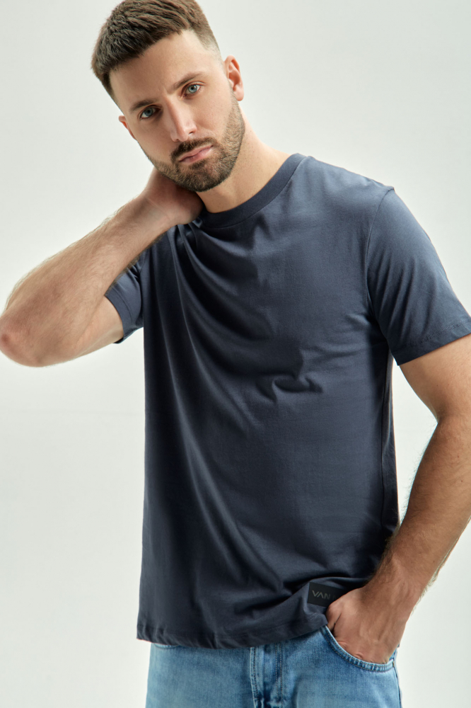 Брюки джинсовые Van Mich Хлопок Голубой